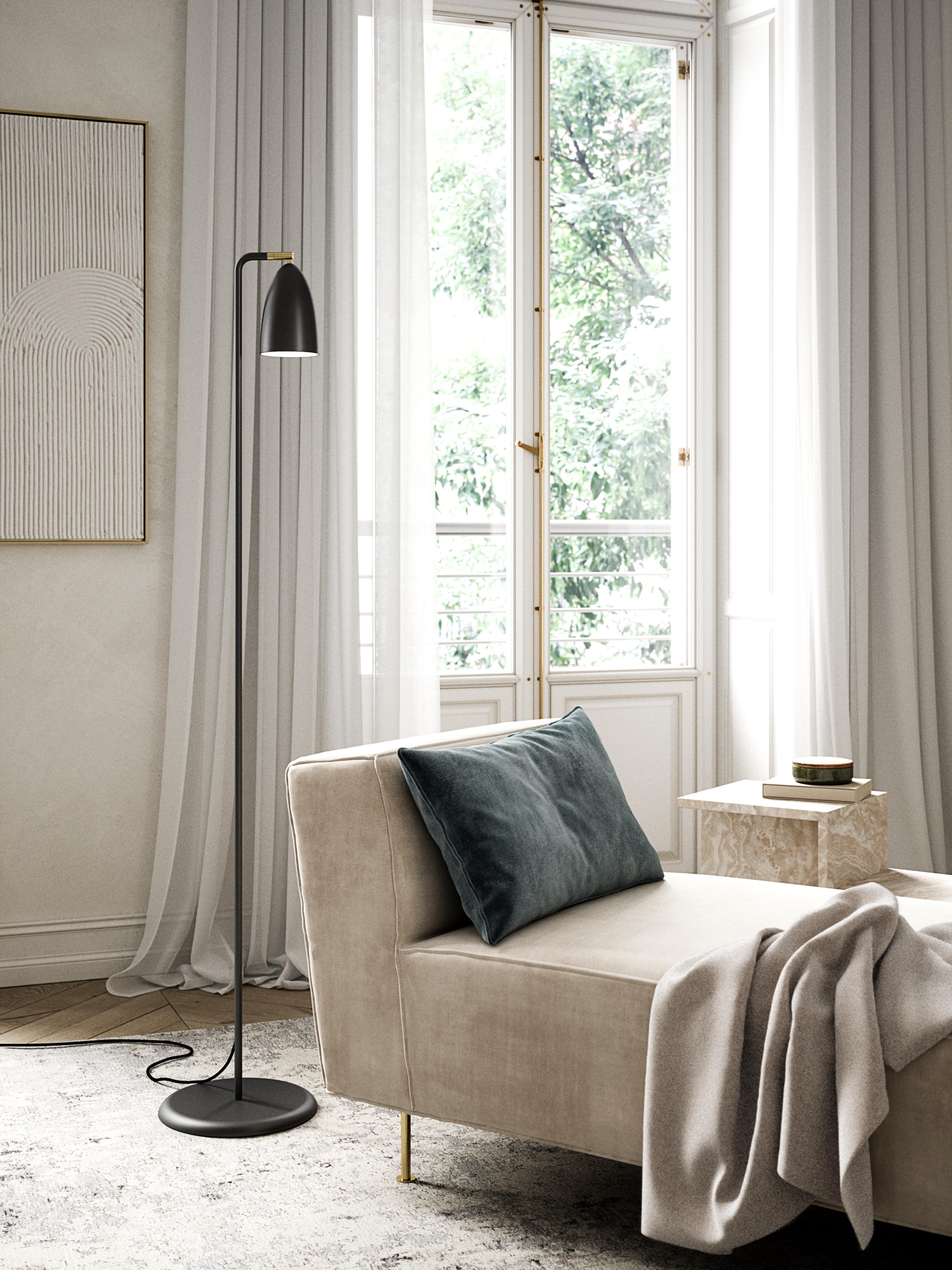 Design For The People Nexus 2 Golvlampa Svart