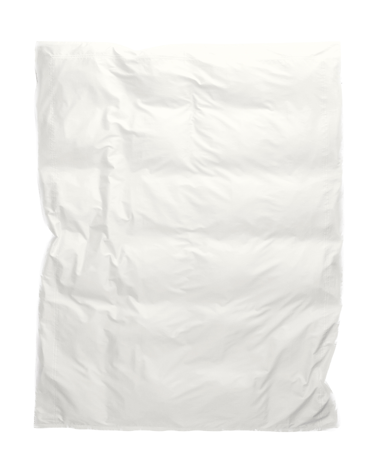 Sateen Stitch Påslakan White Enkel