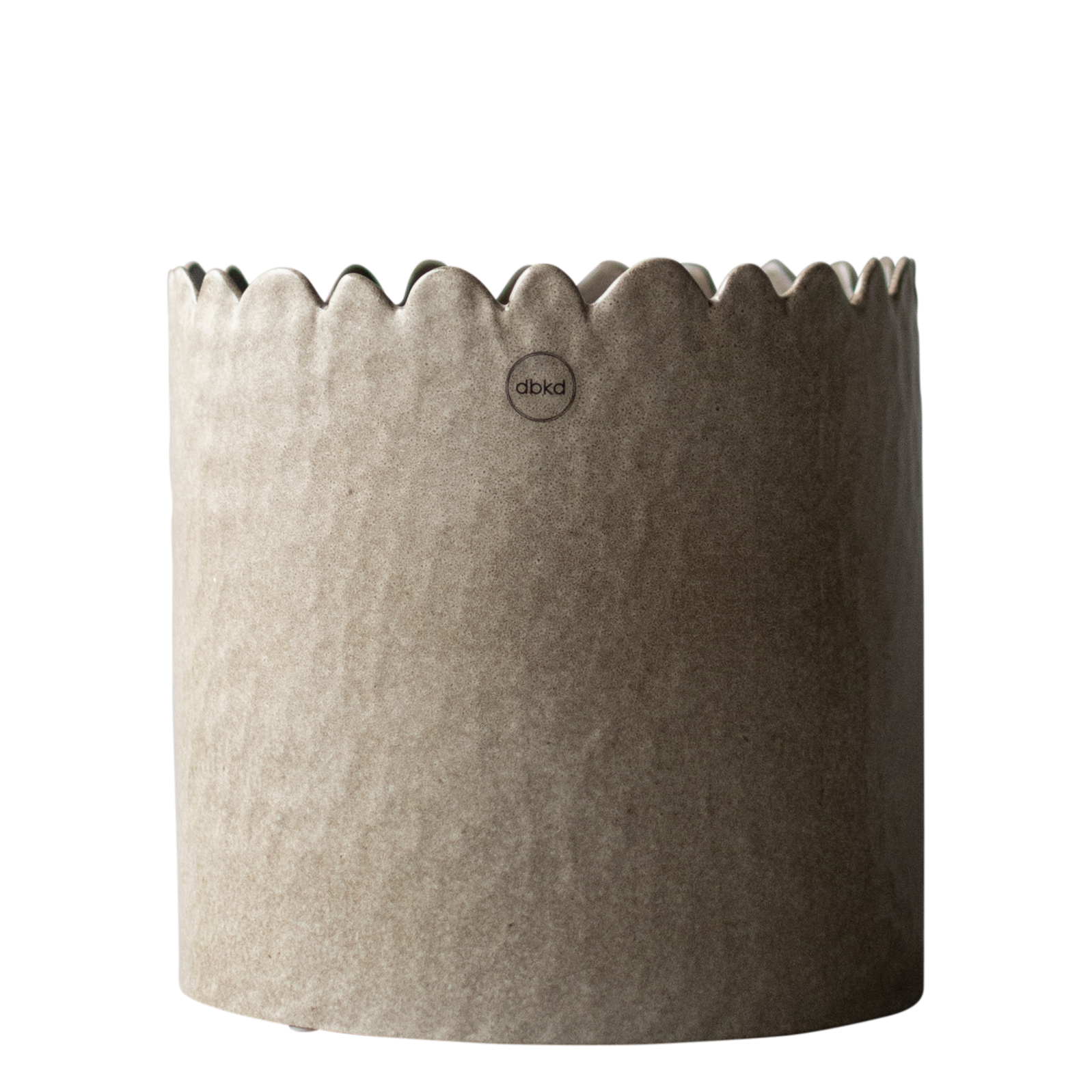 DBKD - Flowery Pflanzentopf Beige Groß - Töpfe