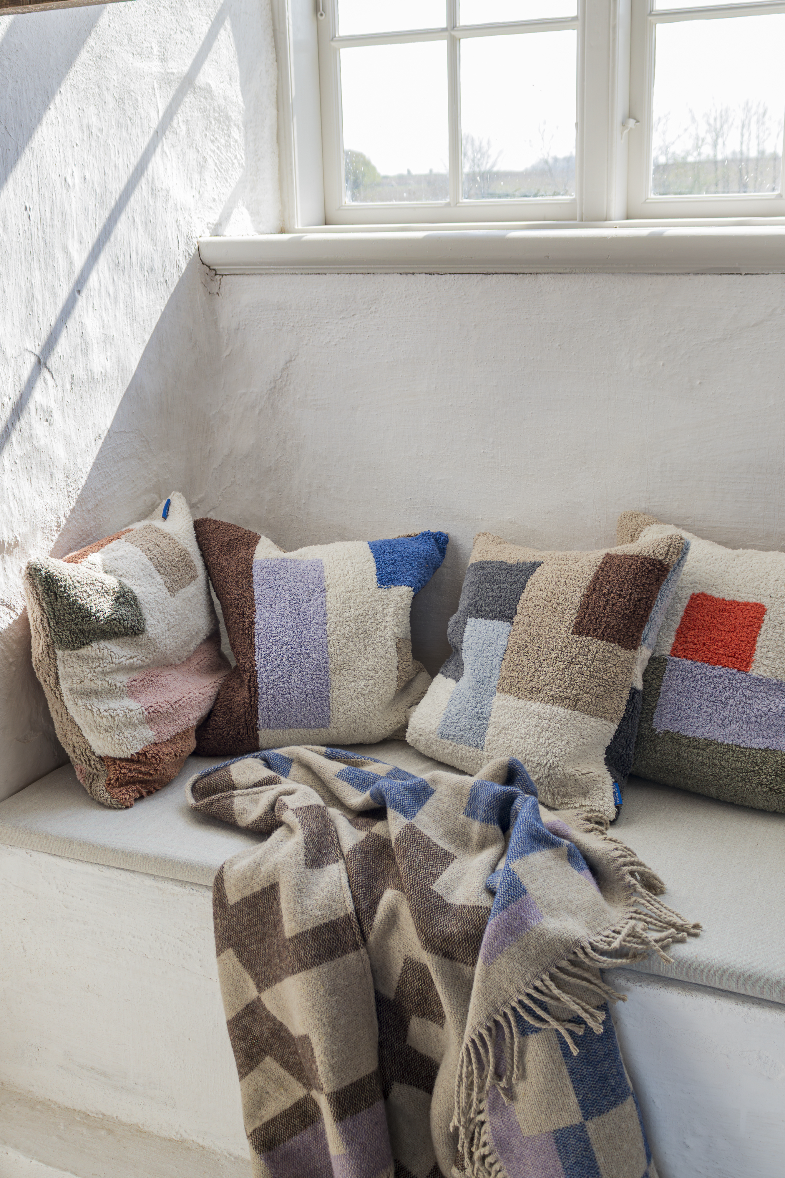 Mette Ditmer Brick Kuddfodral Dark Grey 50x50