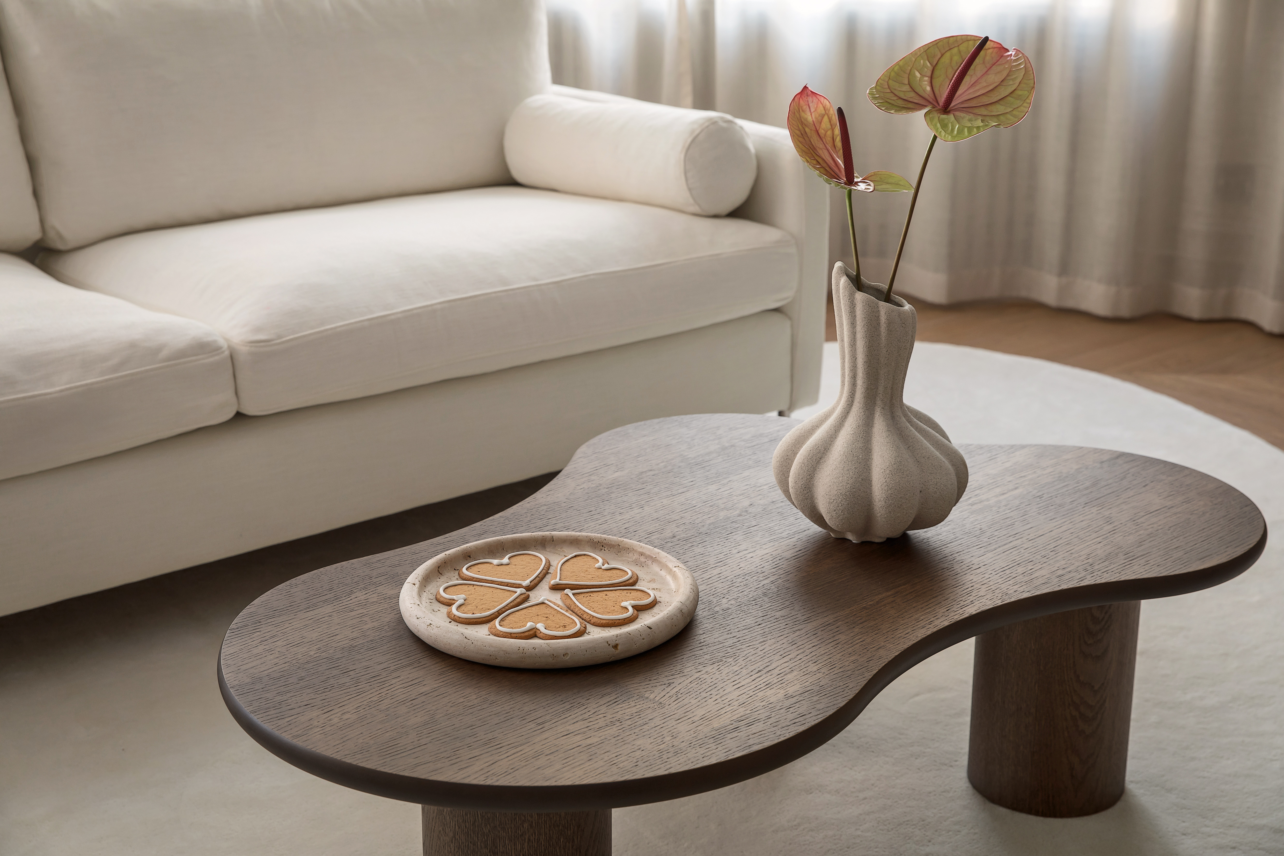 Sleepo Collection Nicola Bricka Travertin Ø30