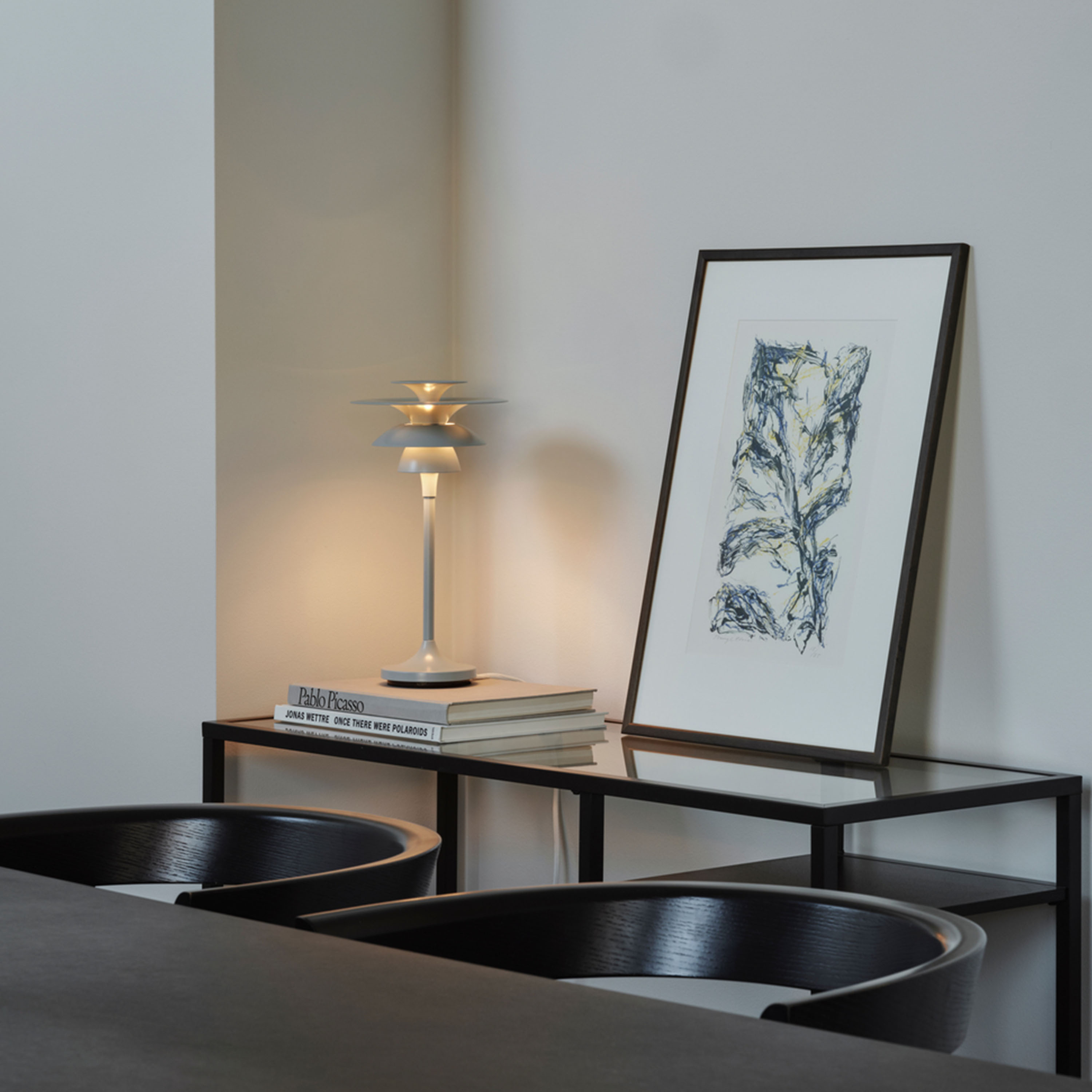 Belid Picasso Bordlampe Isblå 35cm