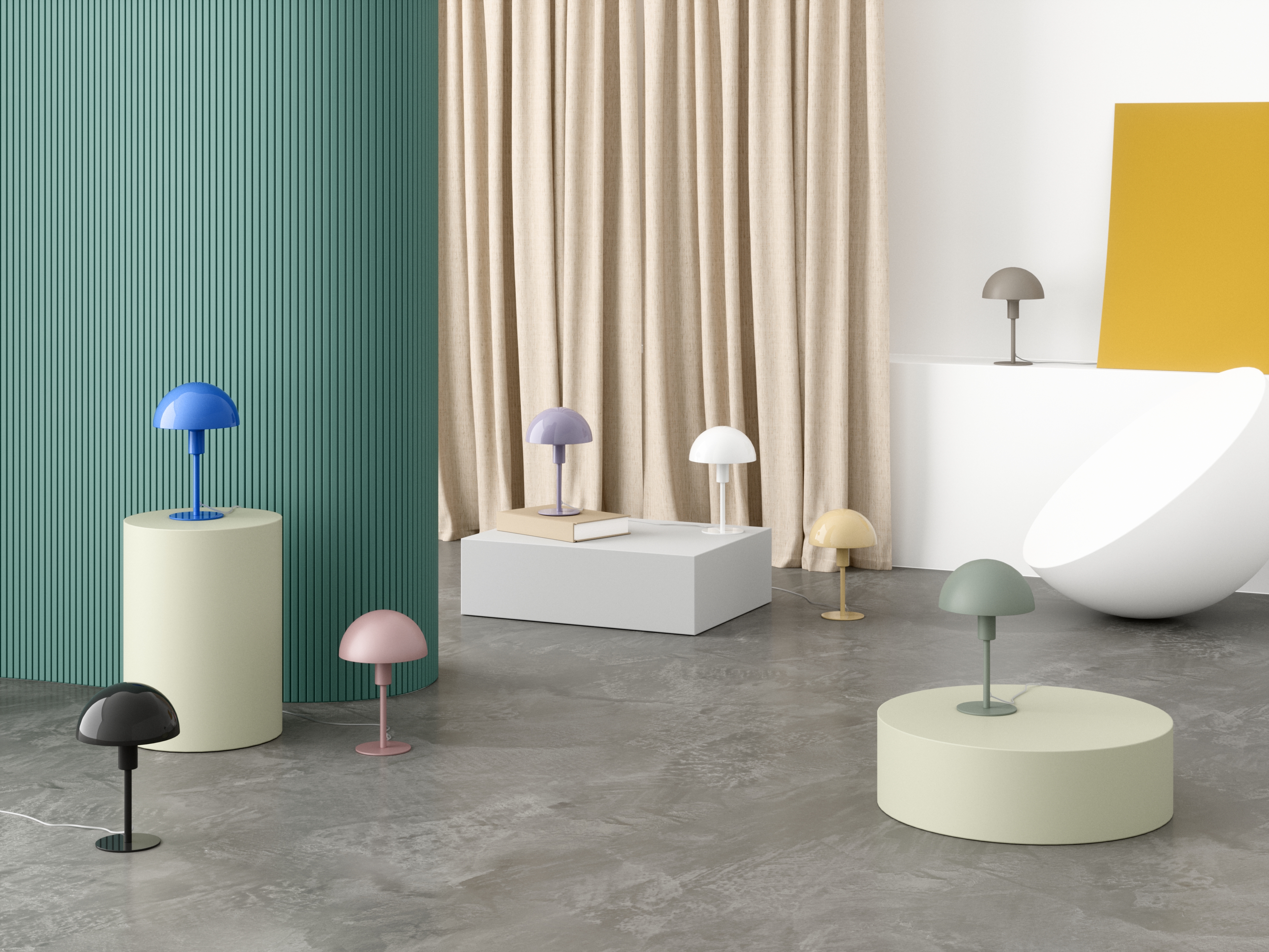 Nordlux Ellen Mini Tischlampe Dusty Green