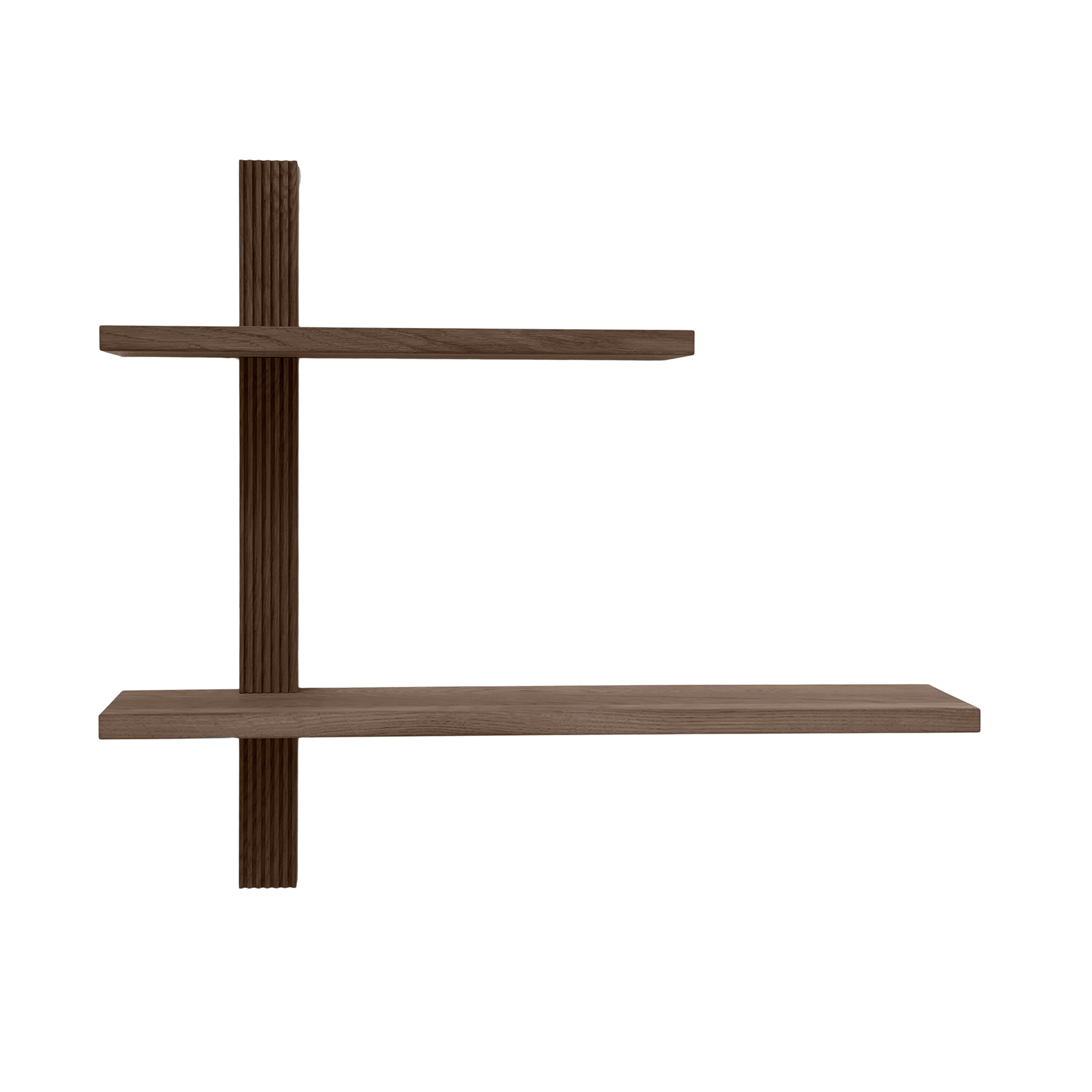 Phase Vägghylla Rökt Oljad Ek 60x55