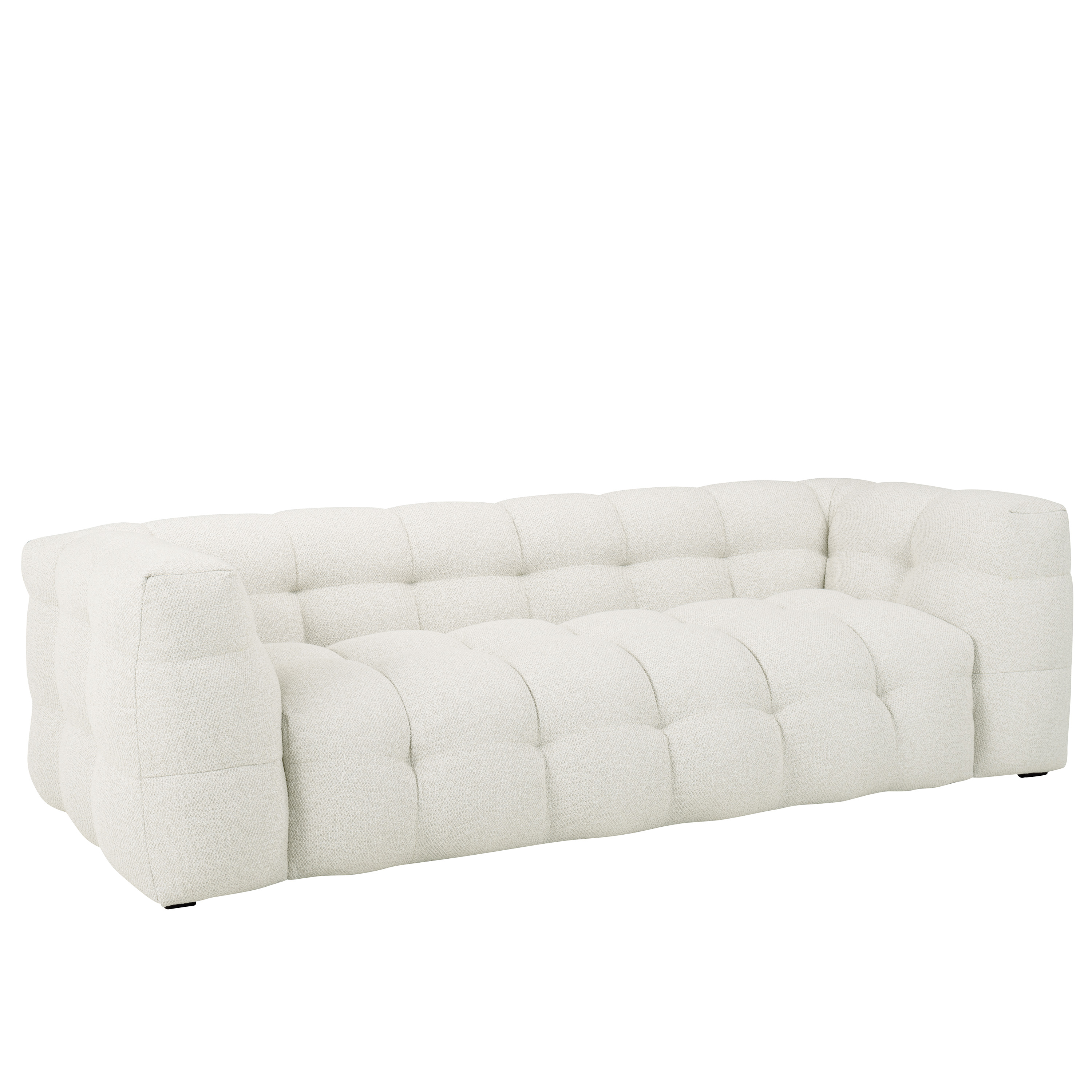 Sleepo Collection Billie 3-seters Sofa Ivory Bouclé