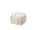 Sigrid Sittpuff Light Beige/Black 50cm