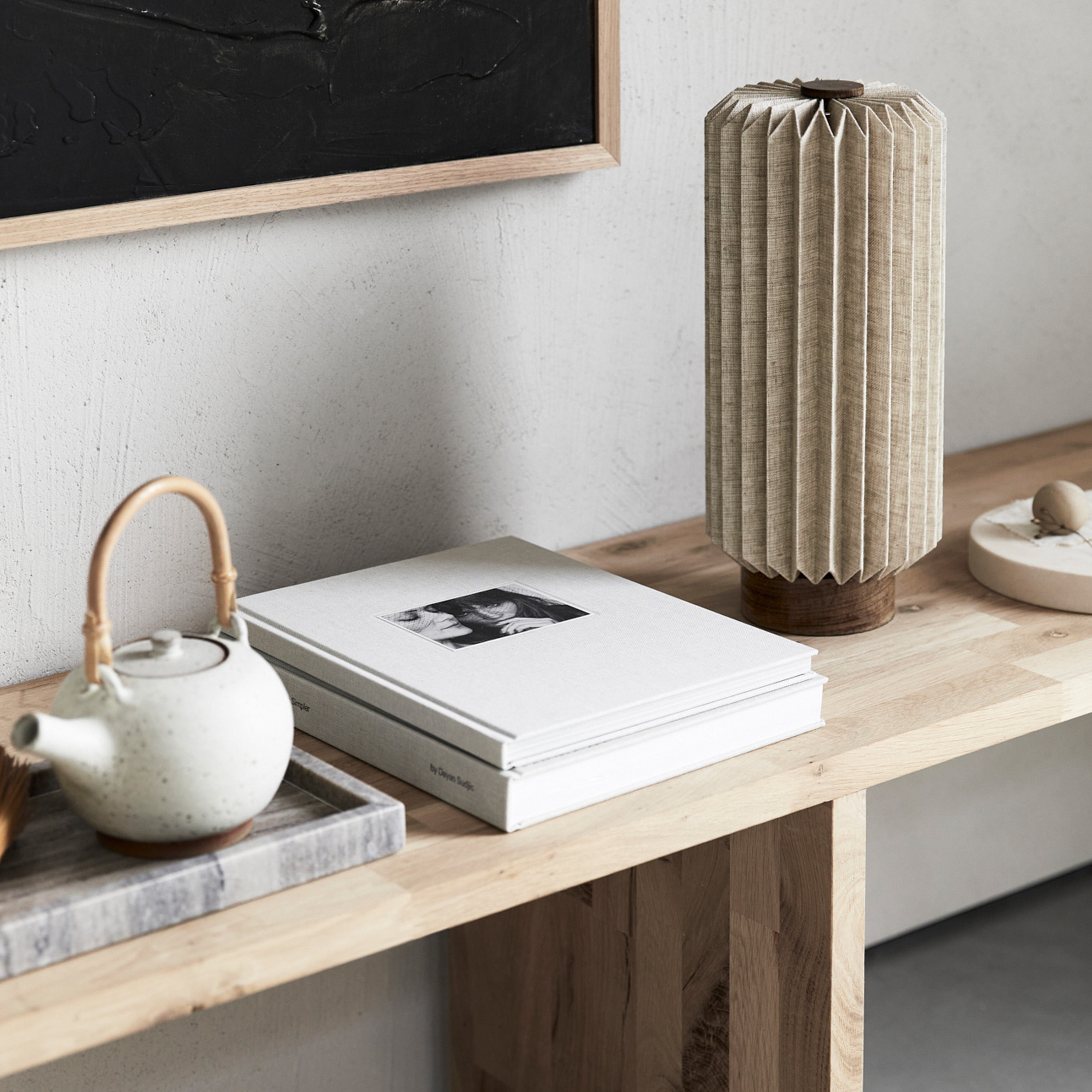 Watt &amp; Veke Alba Bordslampa Natural 37cm