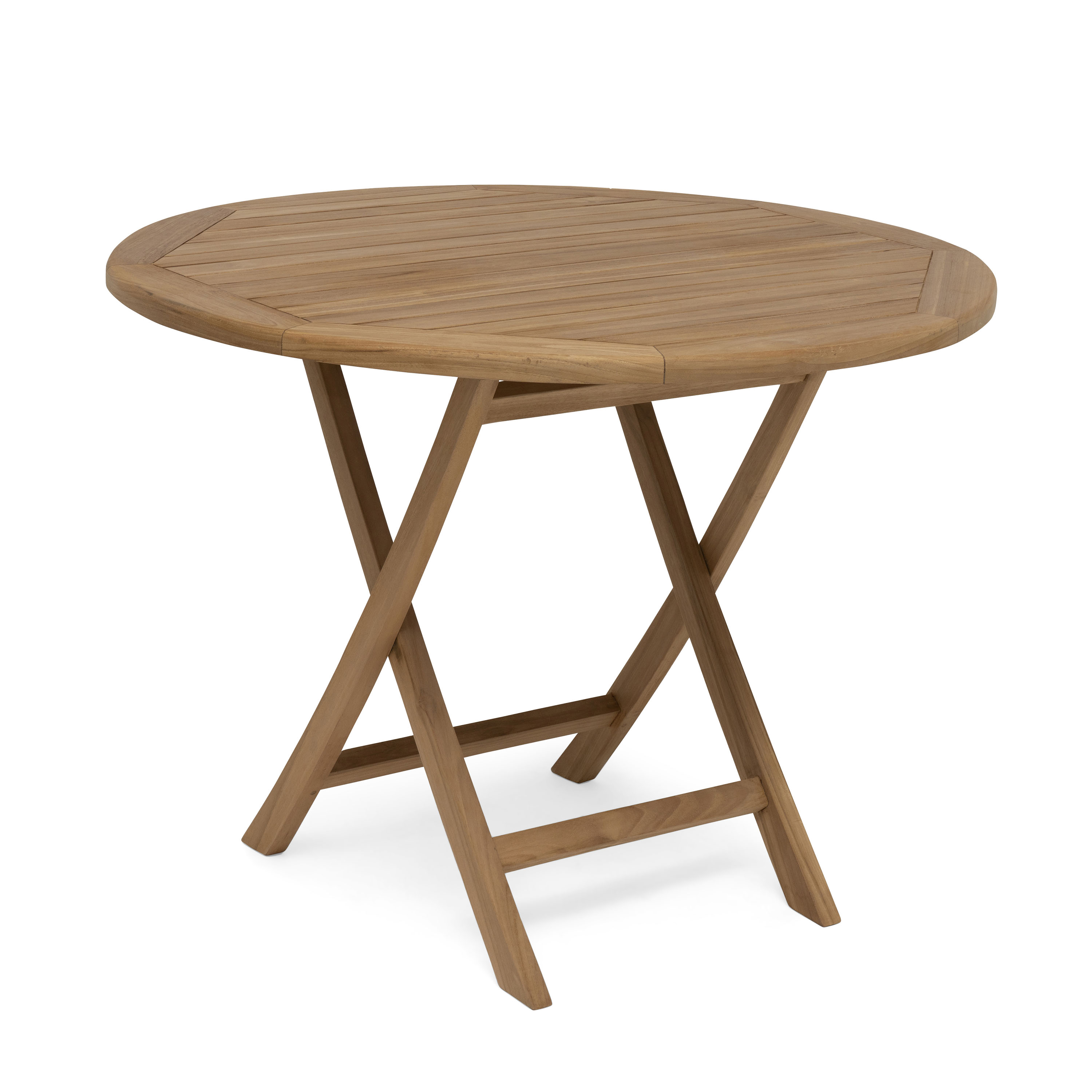 Hillerstorp - Nova Matbord Teak Ø100 - Trä