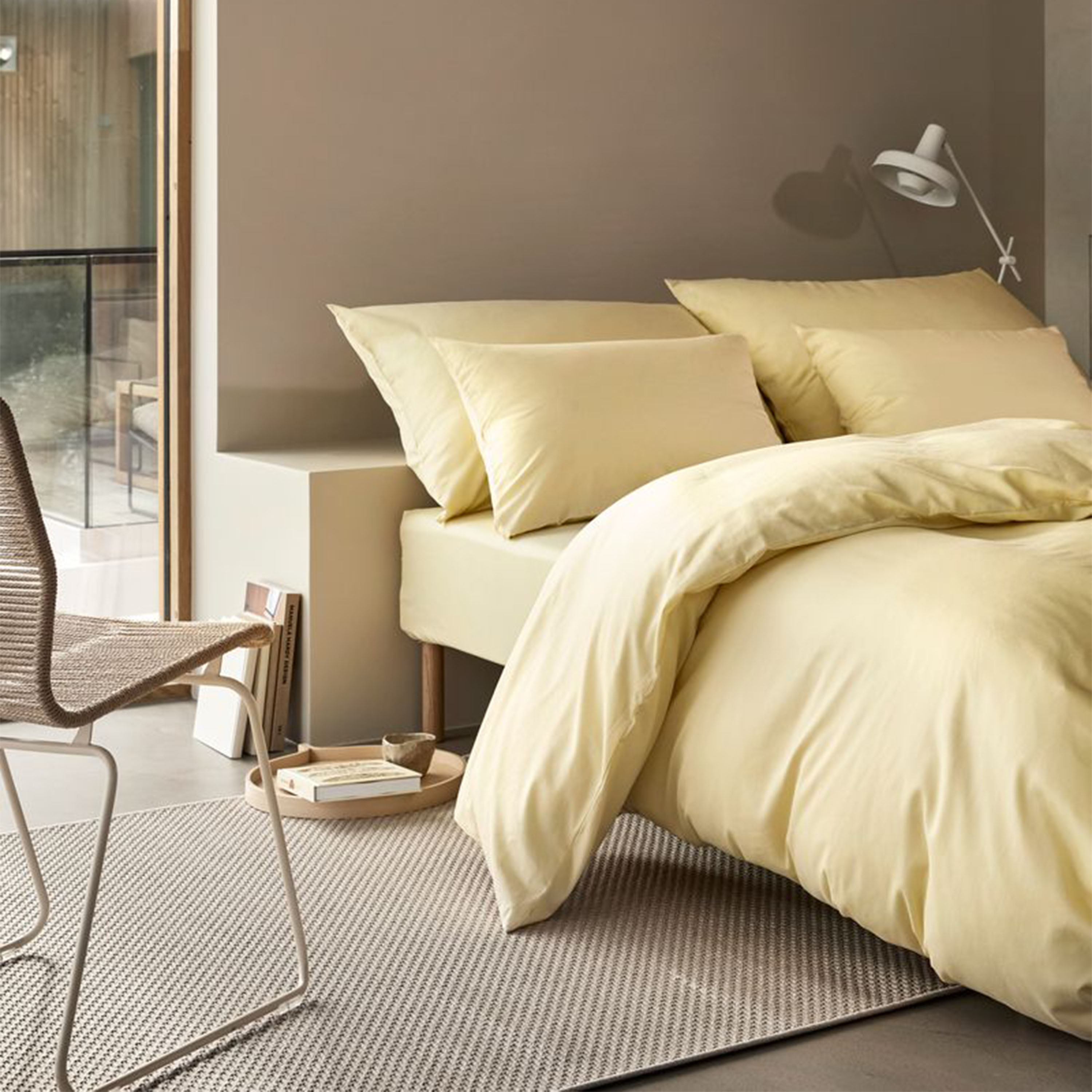 Høie Harmoni Formsytt Lakan Ljusgul 180x200