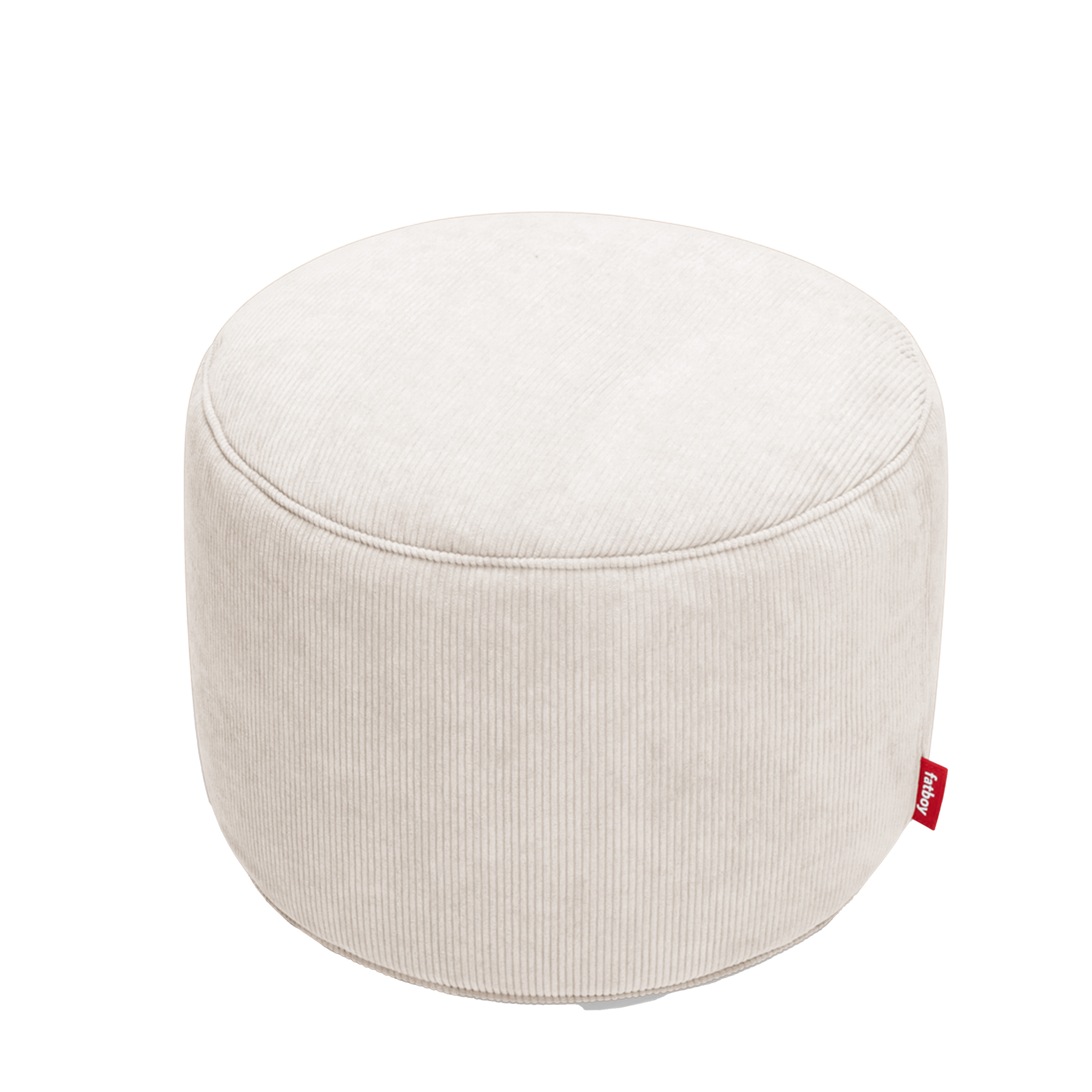 Fatboy - Recycled Point Cord Sittepuff Manchester Cream - Hvit  - Puffer