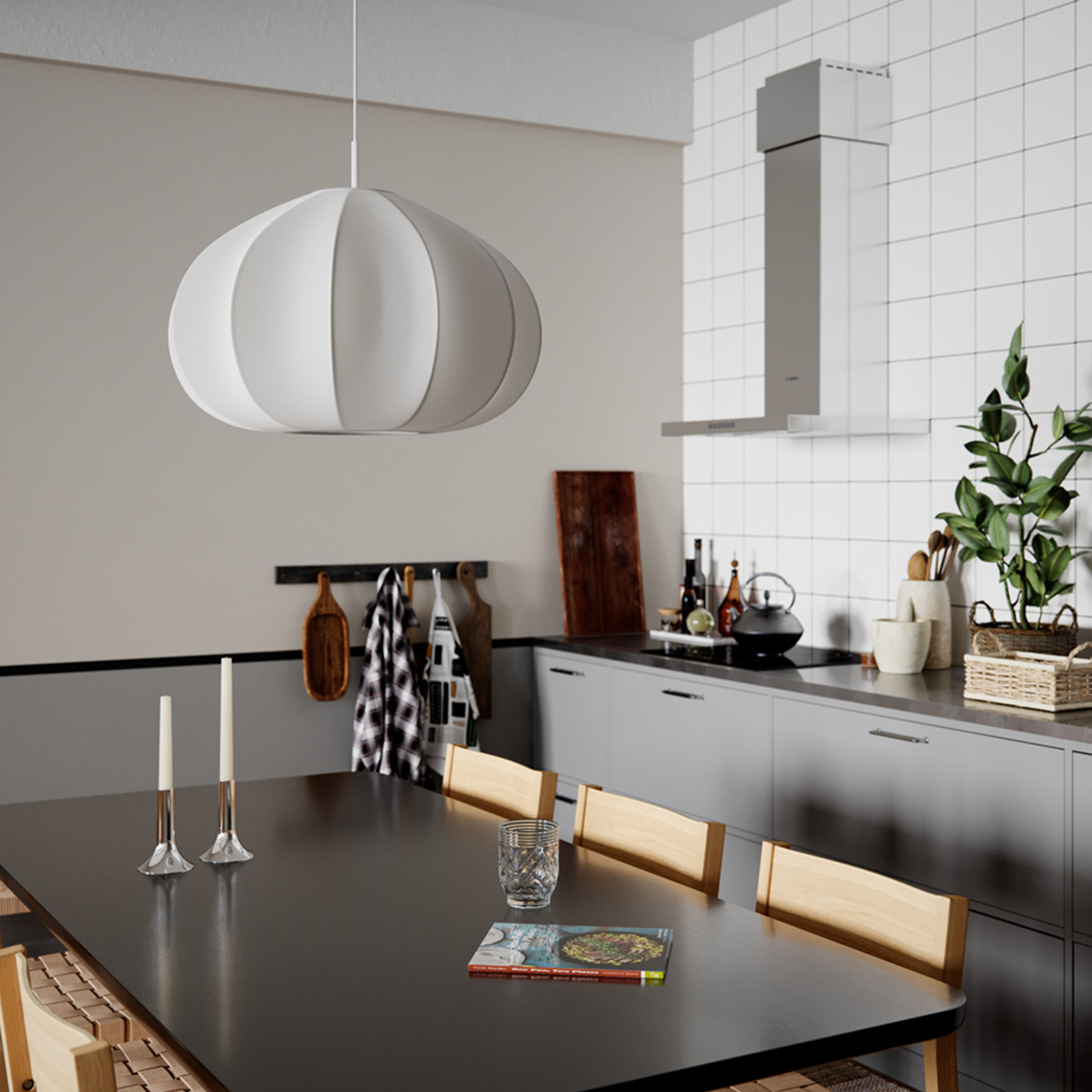 By Rydéns Ebba Taklampa Vit Ø60