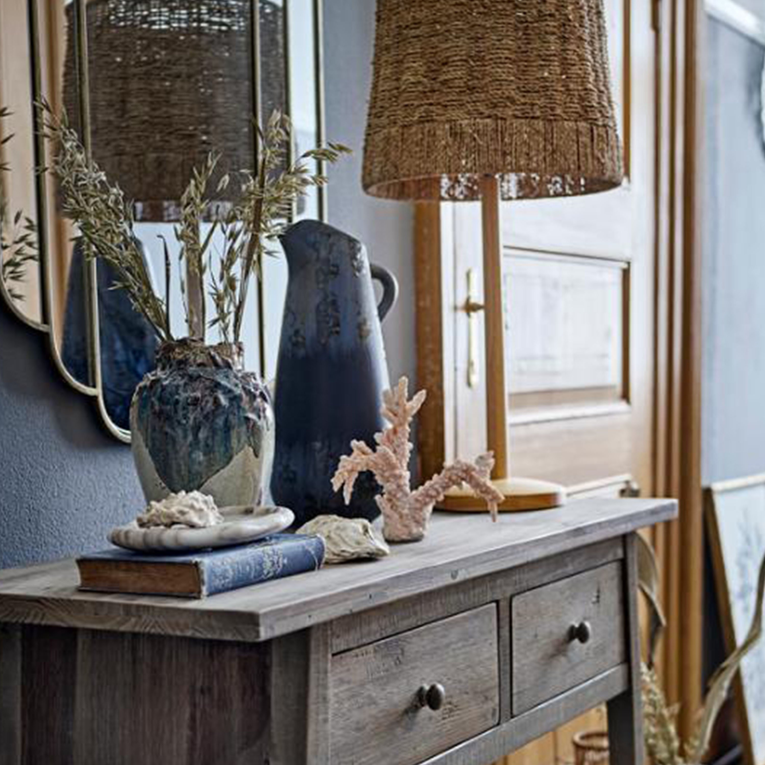 Bloomingville Mas Sein peili Brass 80x63