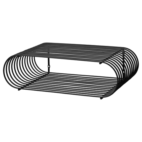 AYTM - Curva Vägghylla Black 40cm - Svart