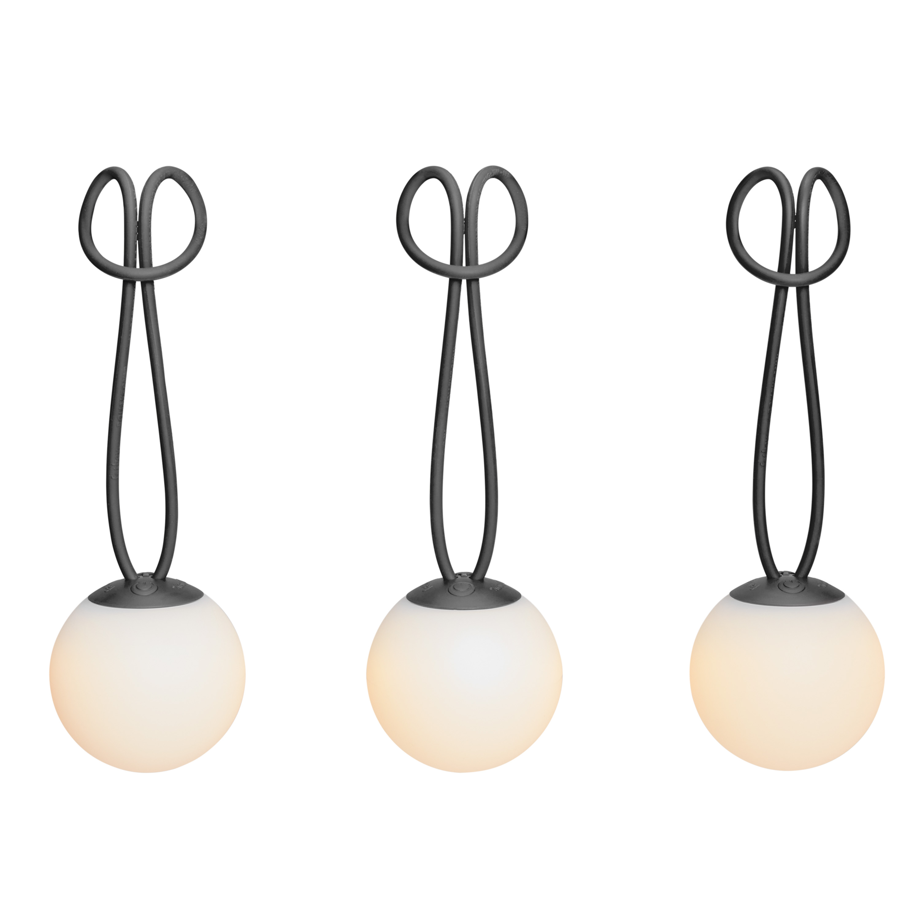 Fatboy Bolleke Mini Portabel Lampa Anthracite 3-pack