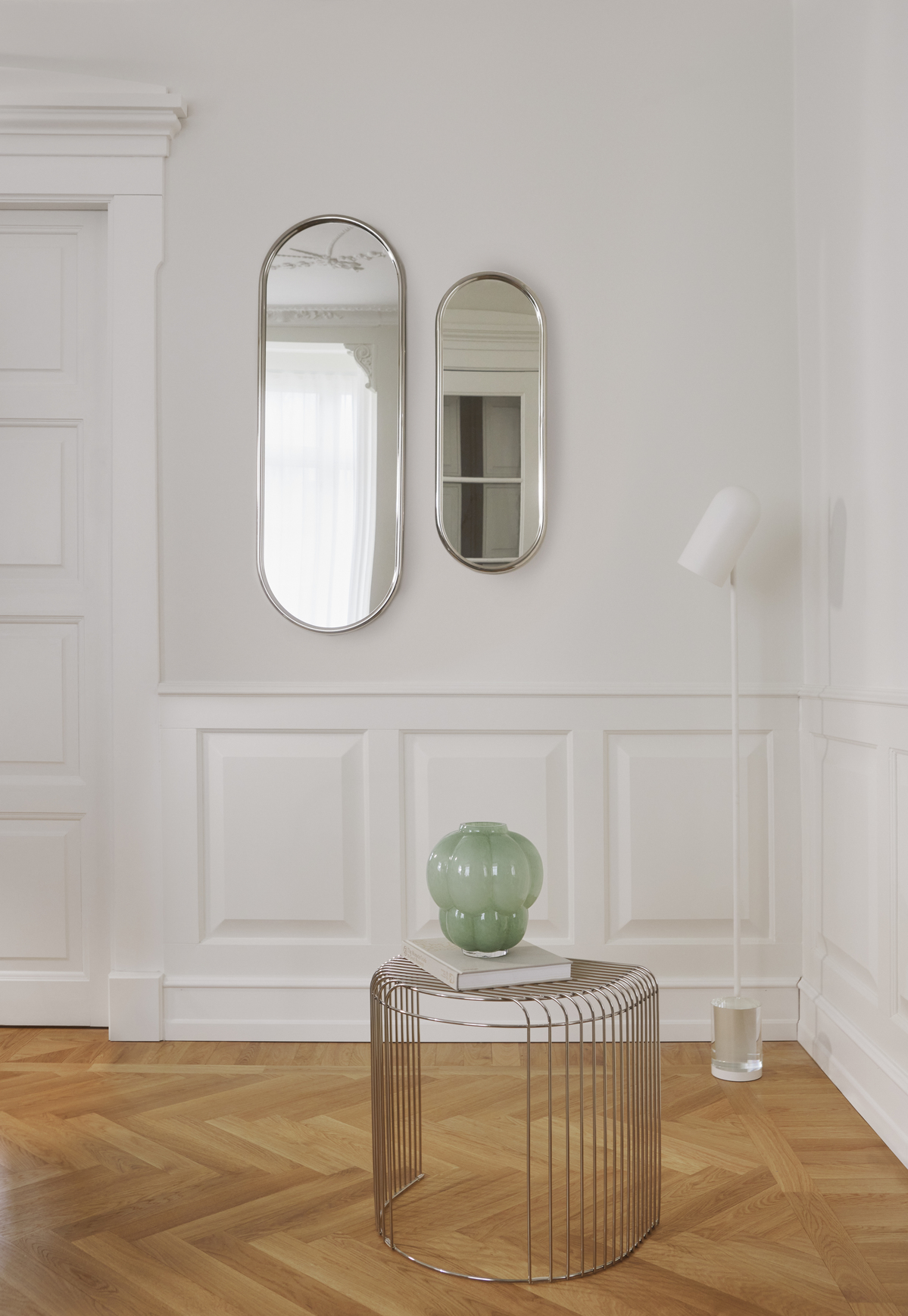 AYTM Uva Vase Glas Pastellgrün 22cm