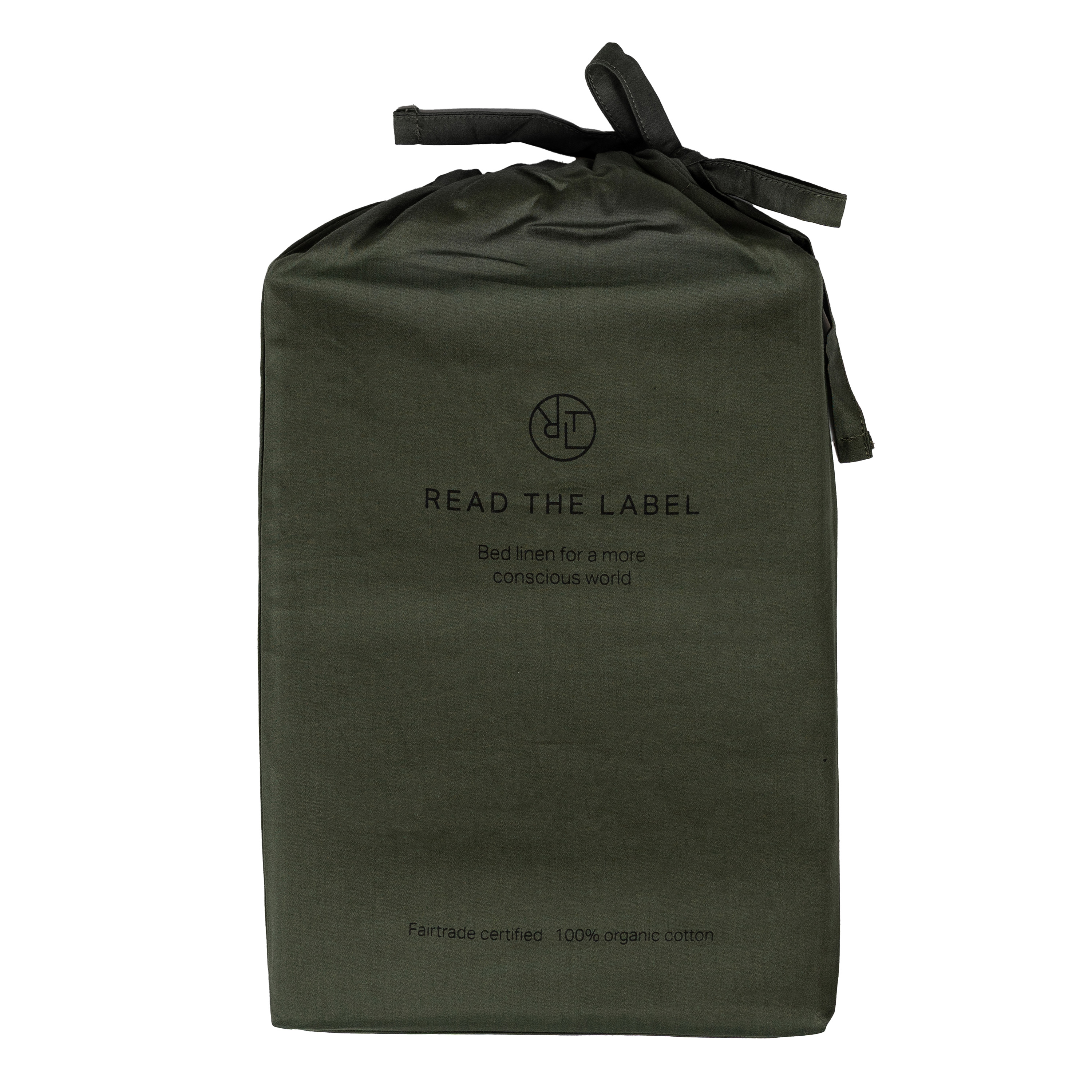 Read the Label Satin Underlakan Forest Green 240x260