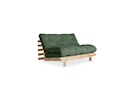 Roots Bäddsoffa Natur/Olive Green 140cm