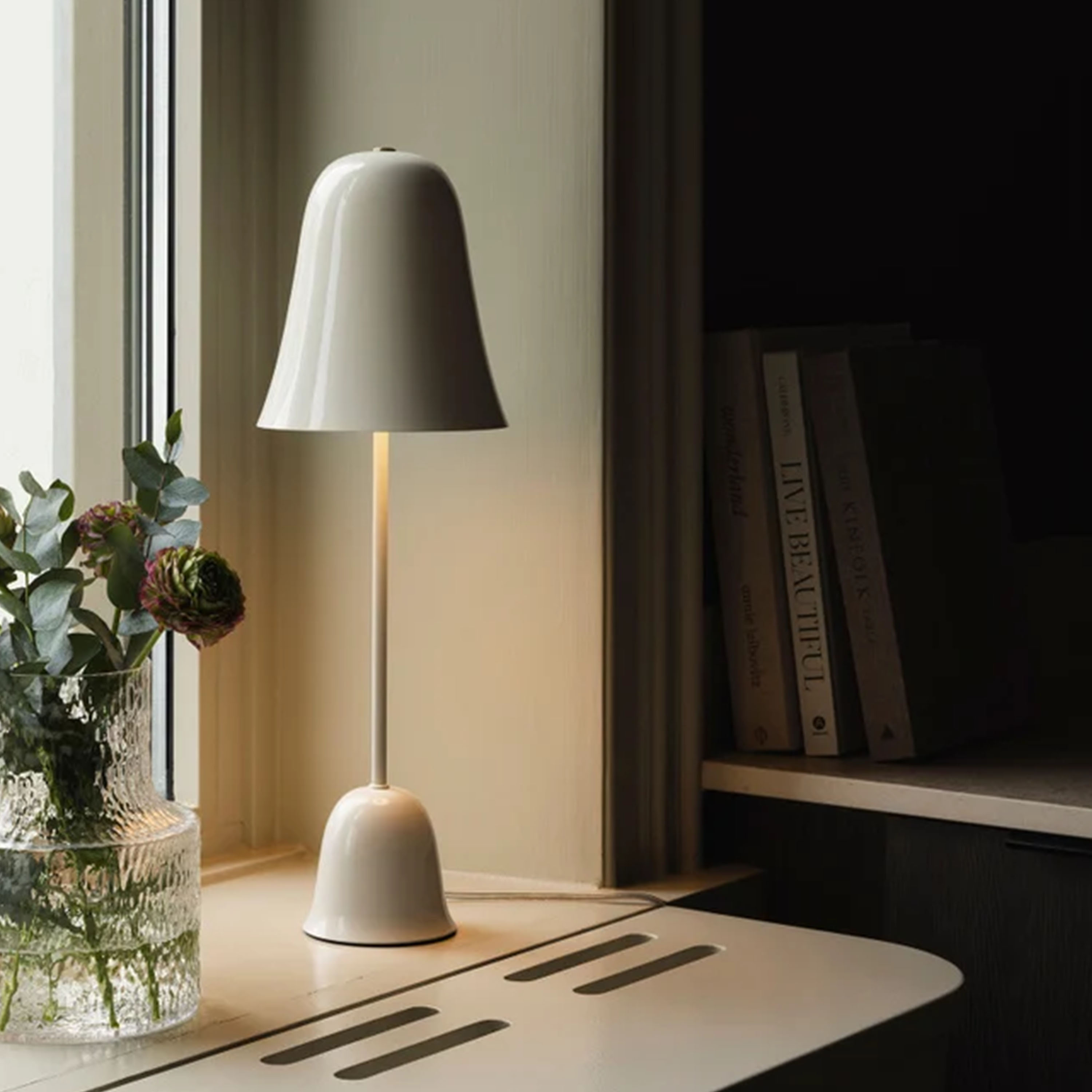 Blåklockan Table Lamp Ivory White 50 cm