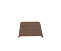 Curva Toppskiva Trä Walnut 33x32