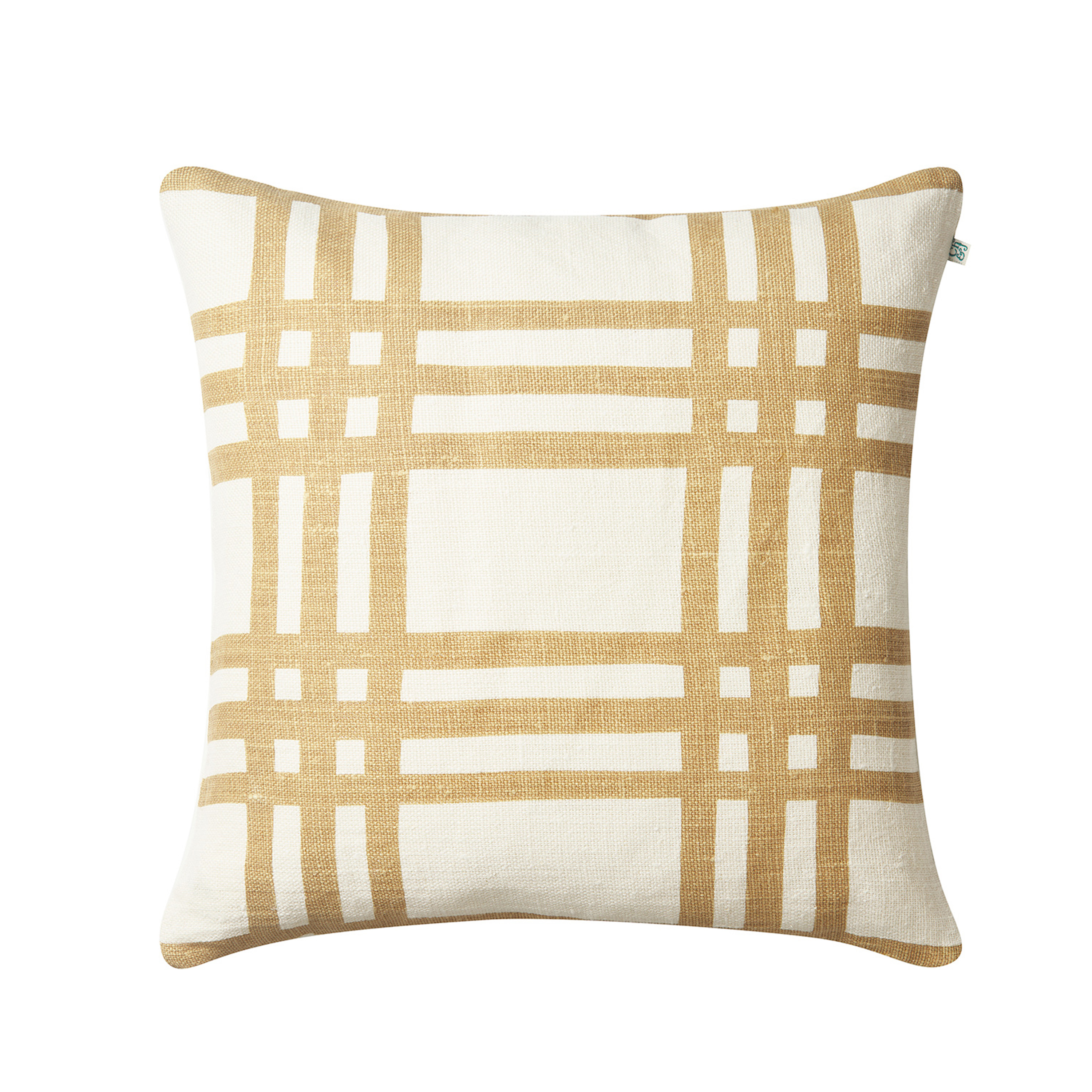 Chhatwal & Jonsson - Shimla Kissenbezug Khaki 50x50 cm - Gelb - Dekokissenbezug