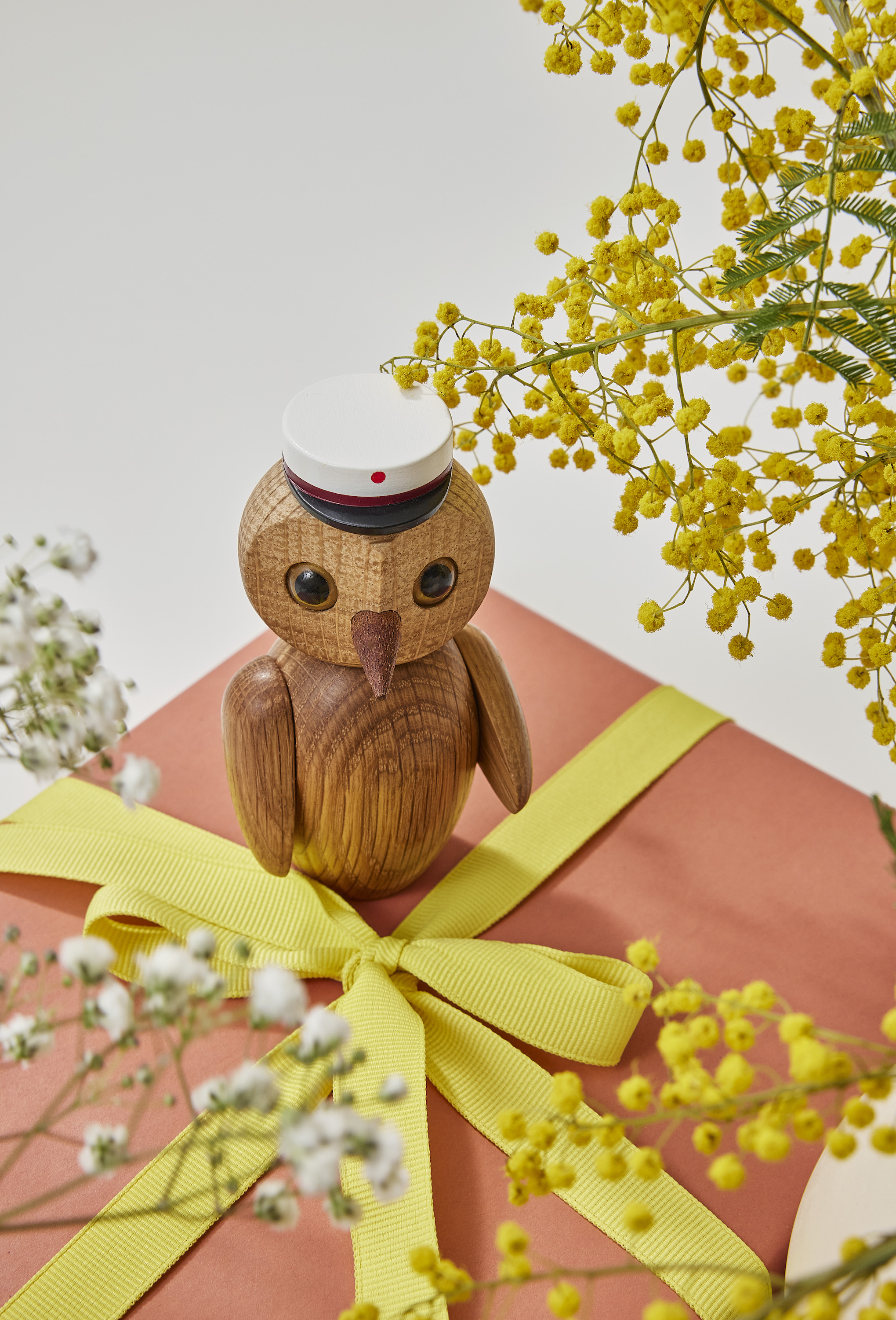 Spring Copenhagen Clever Ugle Dekorasjon Eik 10cm