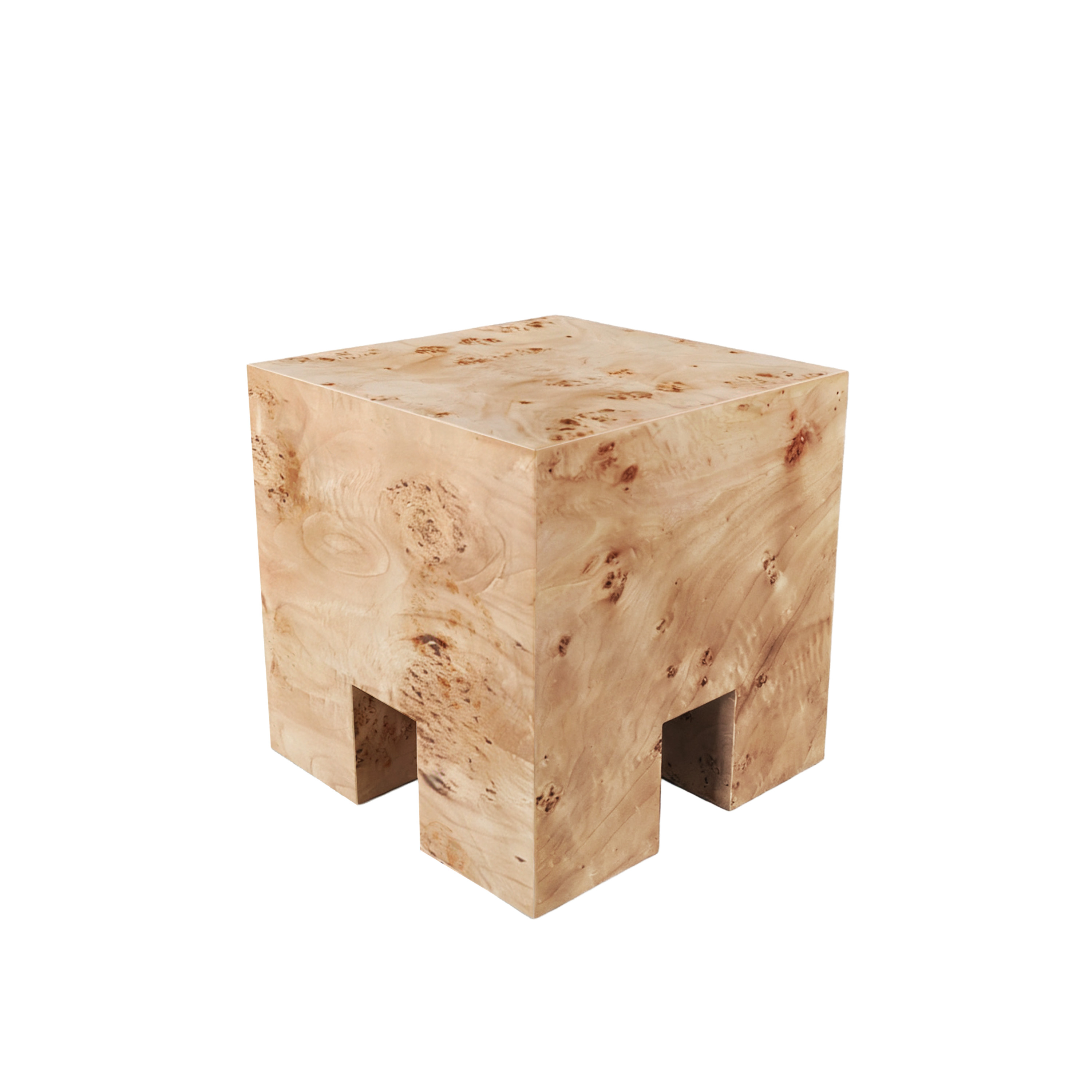 Chunky Sidobord Poppel 40x40