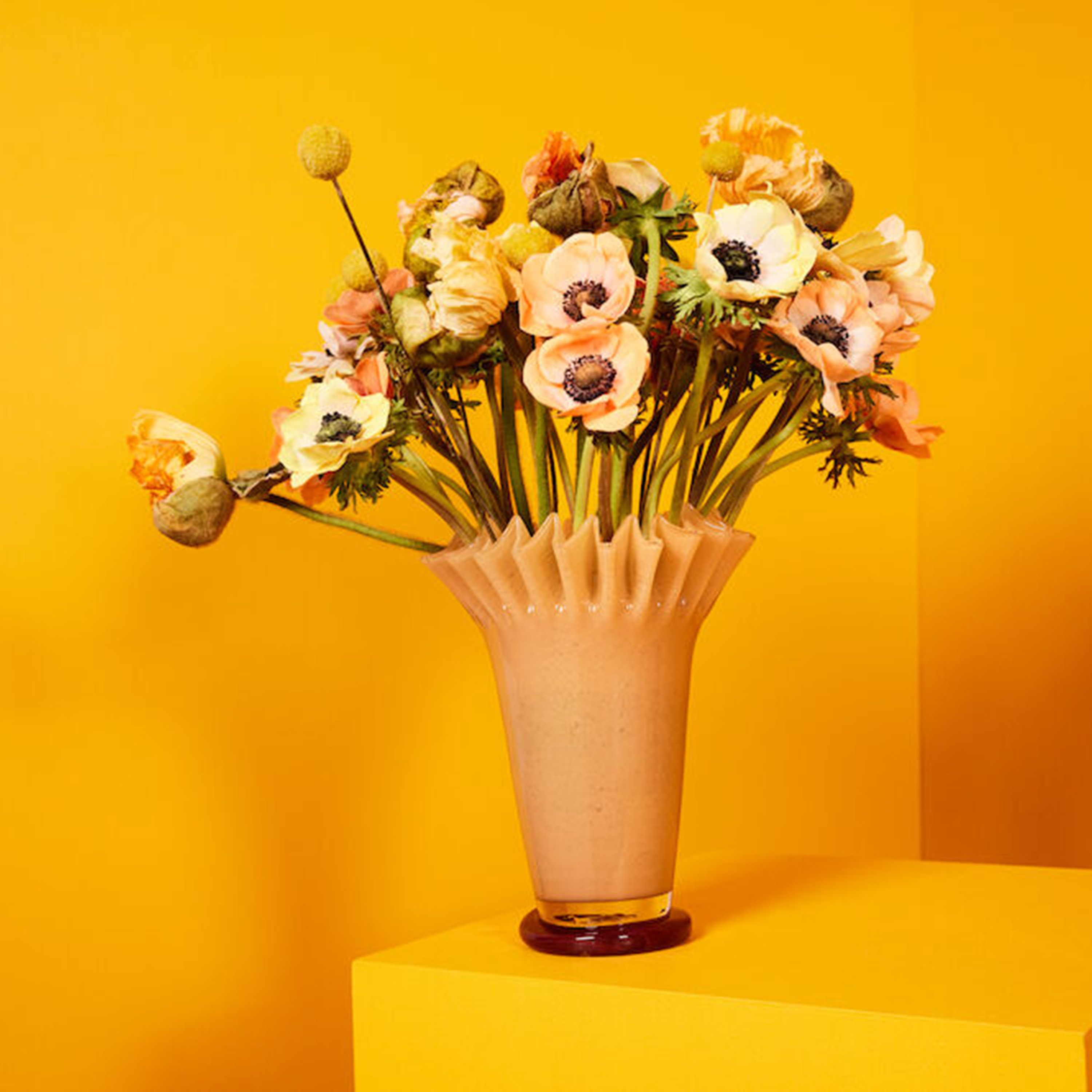 Byon Lori Vas Gul/bordeaux 28cm