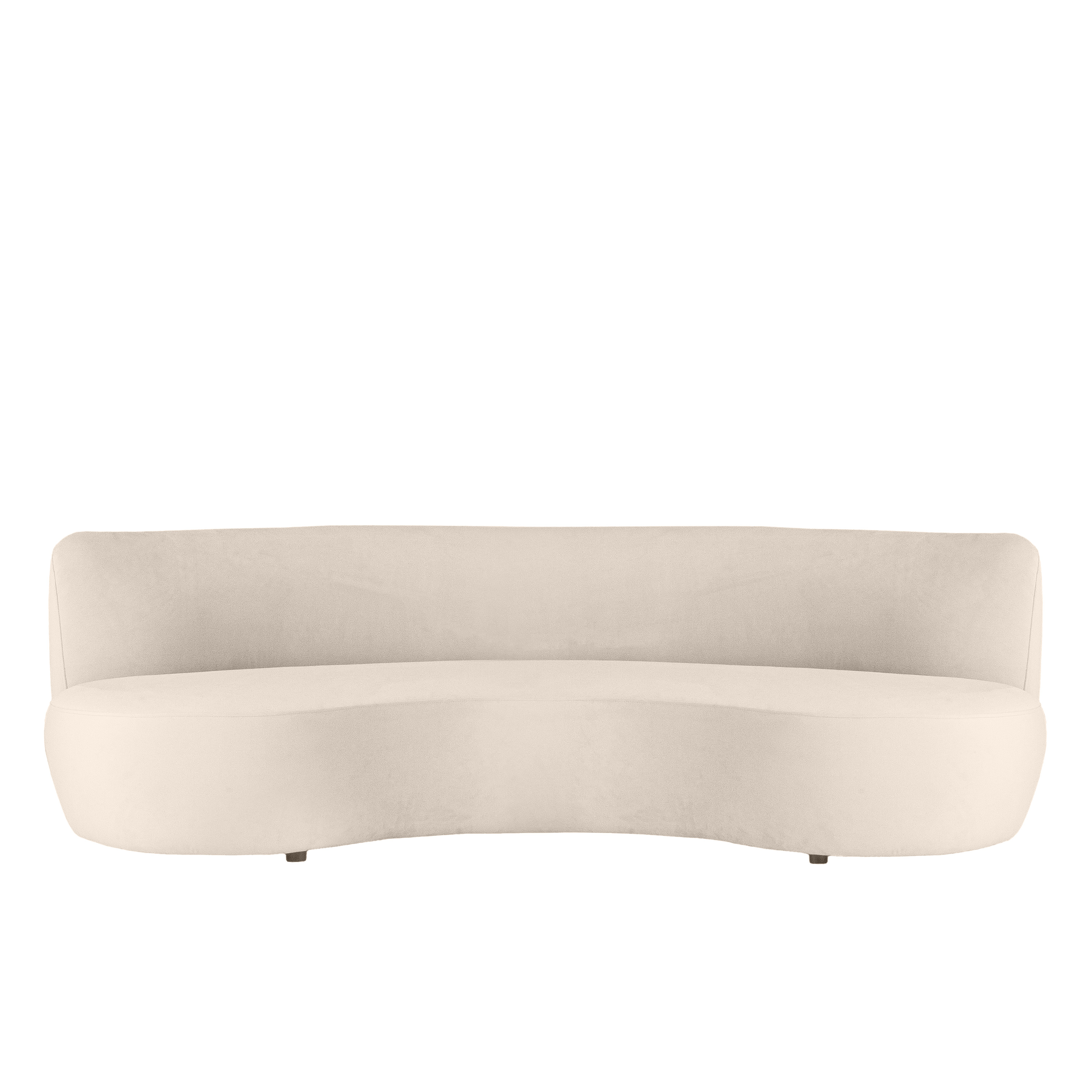 Sleepo Collection Moon 4-Sitzer Sofa Samt Greige 240cm