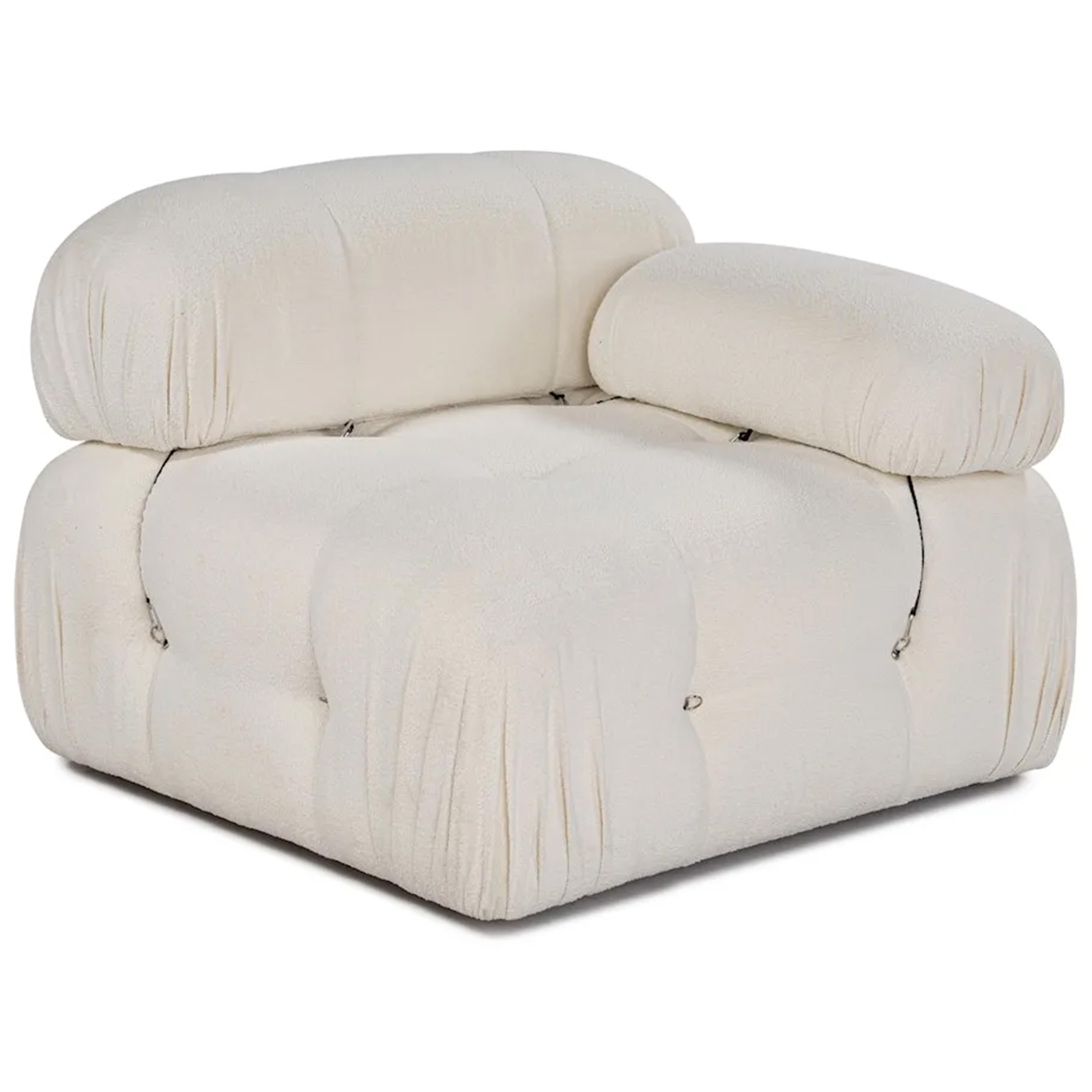 Blanca Högermodul White Bouclé