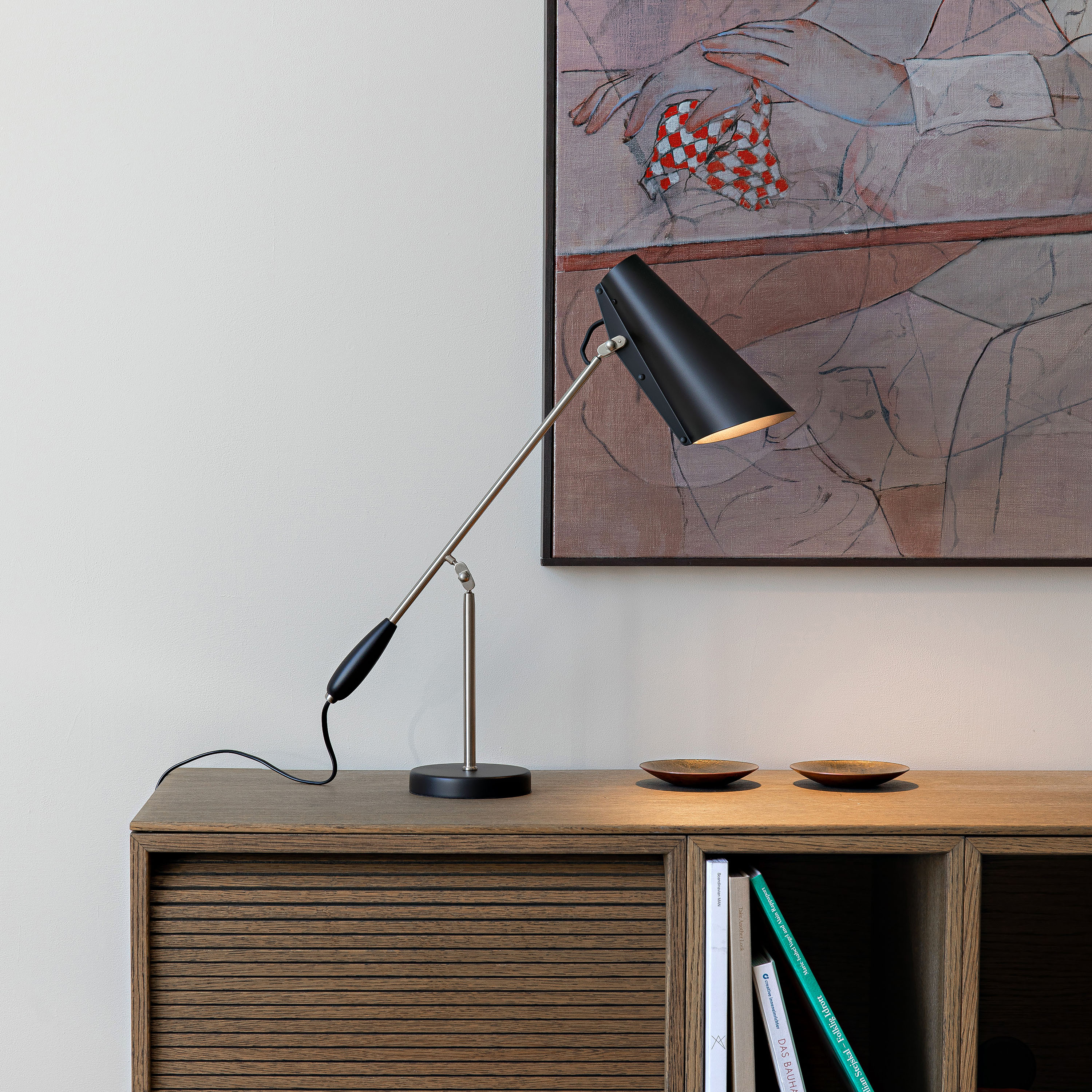 Northern Birdy Pöytälamppu Black/Steel