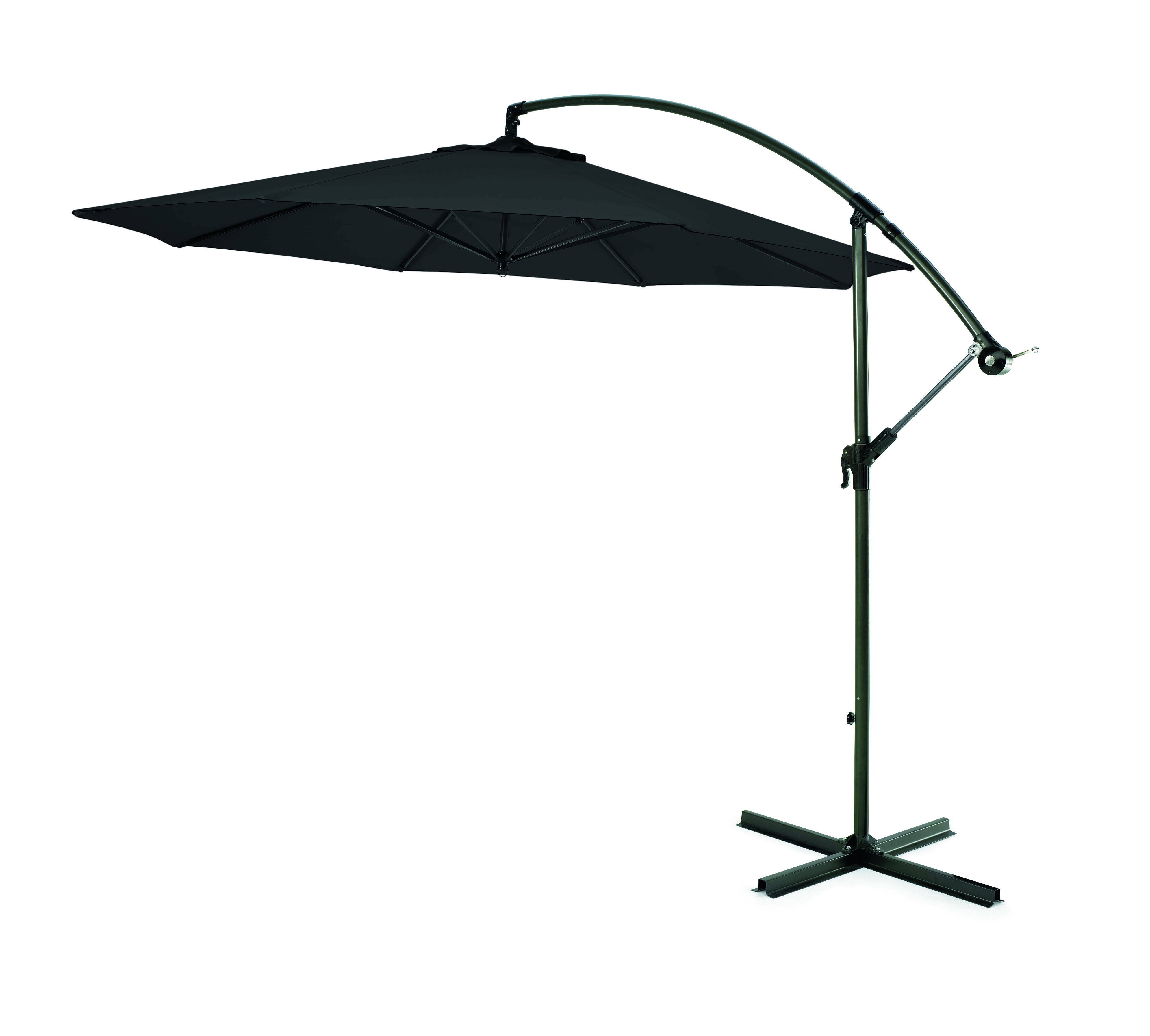 Hillerstorp - Hängparasoll Svart 300cm