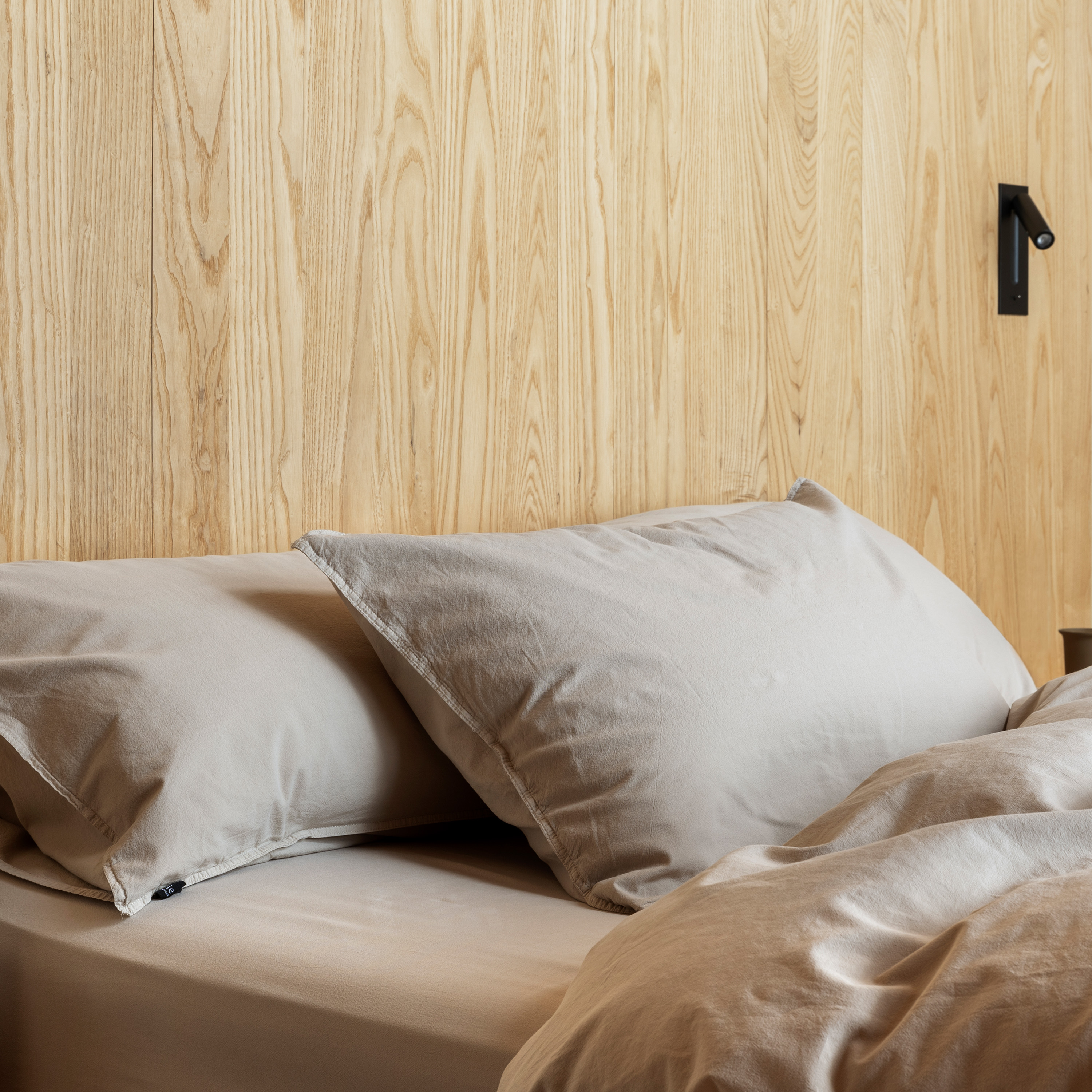 Høie Frøya Pussilakanasett Beige 150x210/50x60