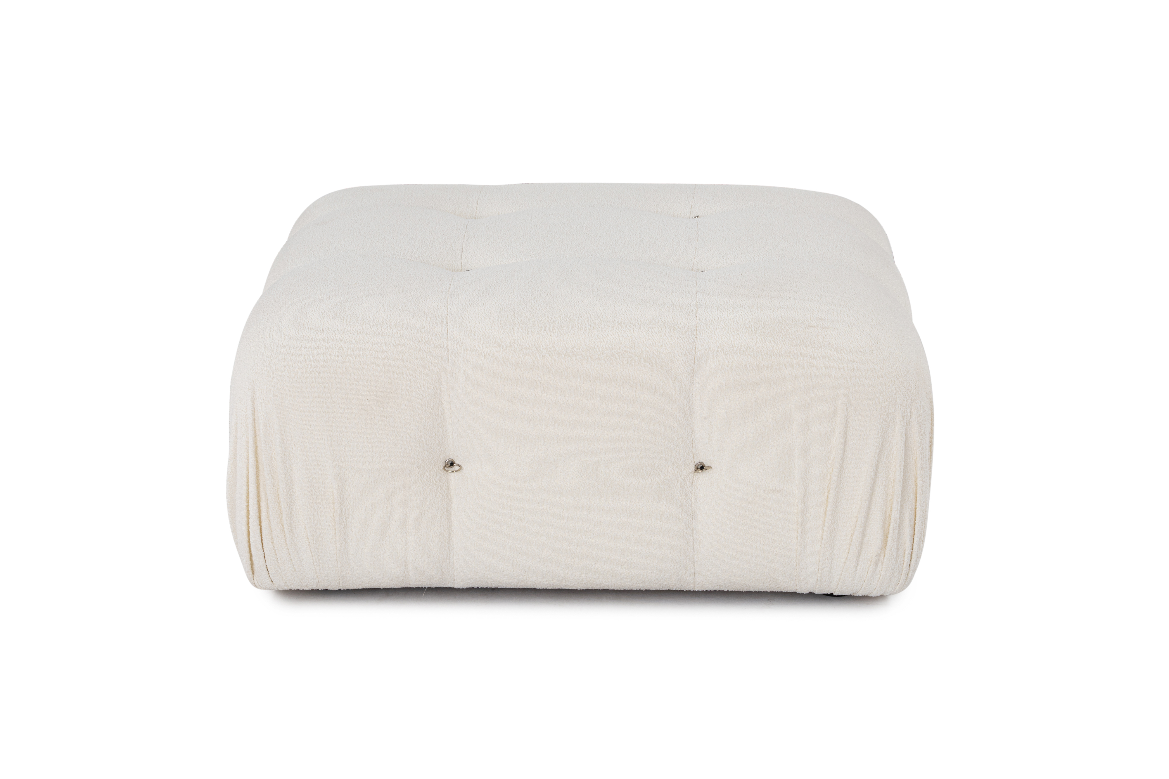 Sleepo Collection Blanca Fotskammel White Bouclé
