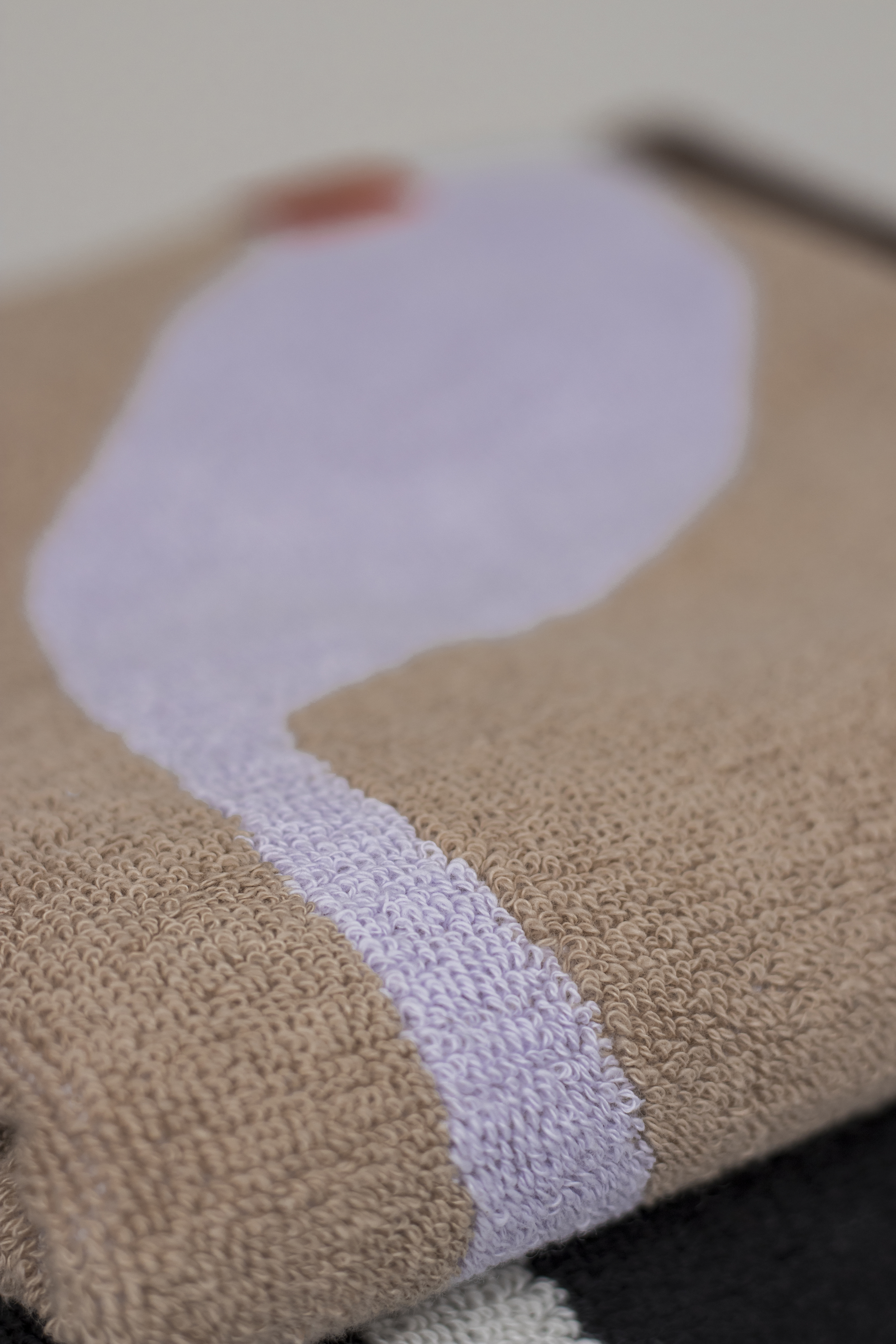 Mette Ditmer Nova Arte Handduk Sand/Lilac 40x55 2-pack