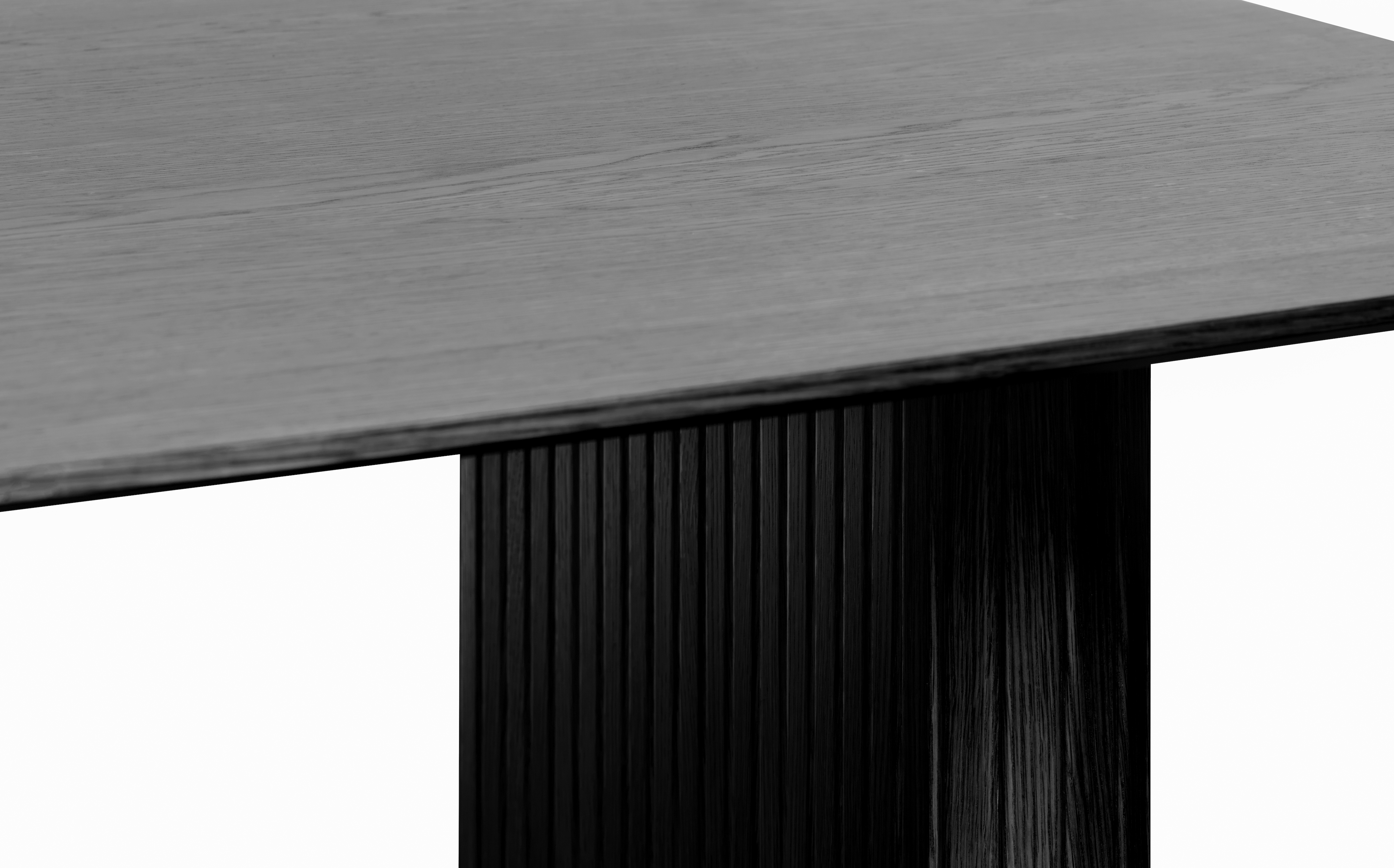 Nordic Home Dara Spisebord Eik Black 100x190