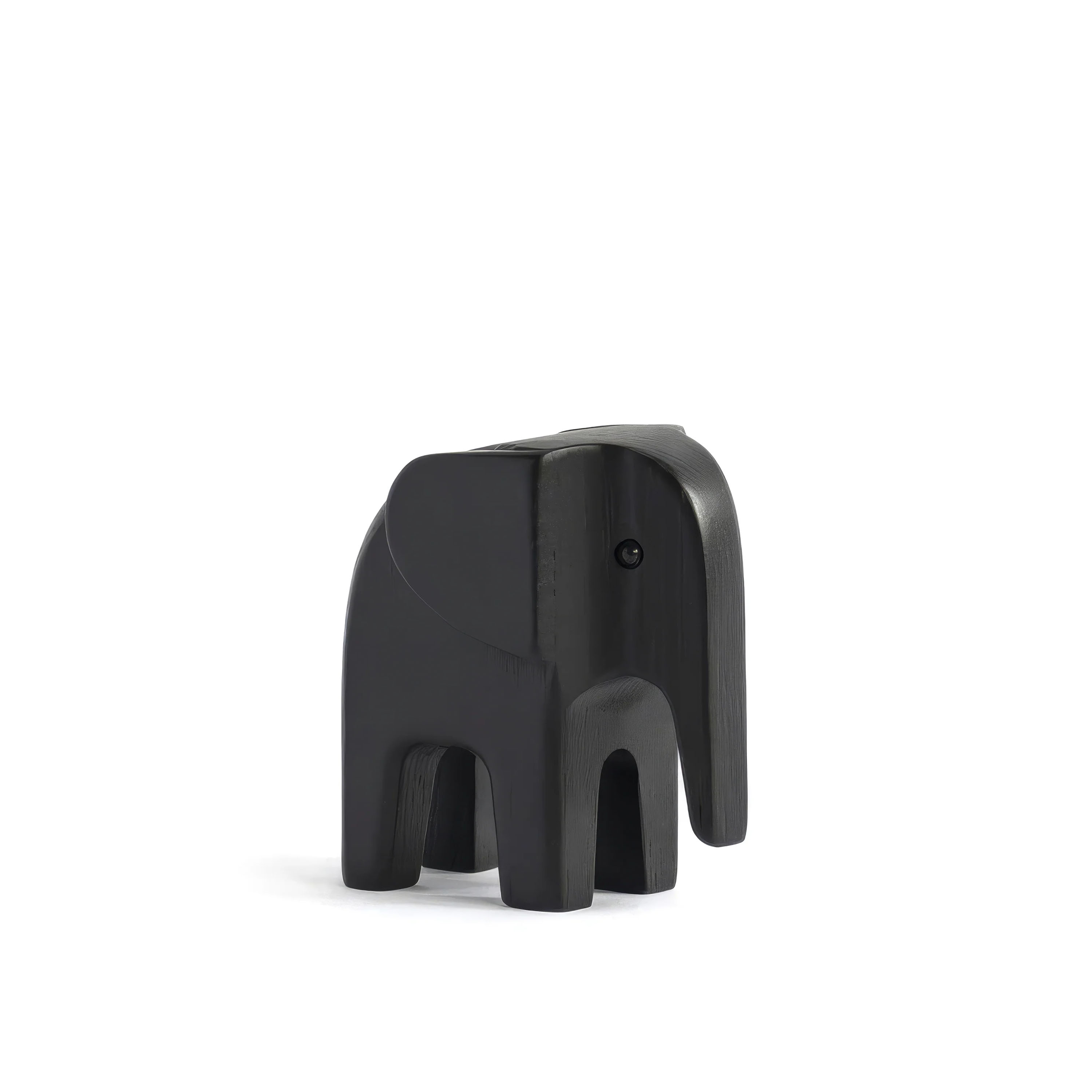 Baby Elephant Dekoration Schwarz Gebeizte Esche