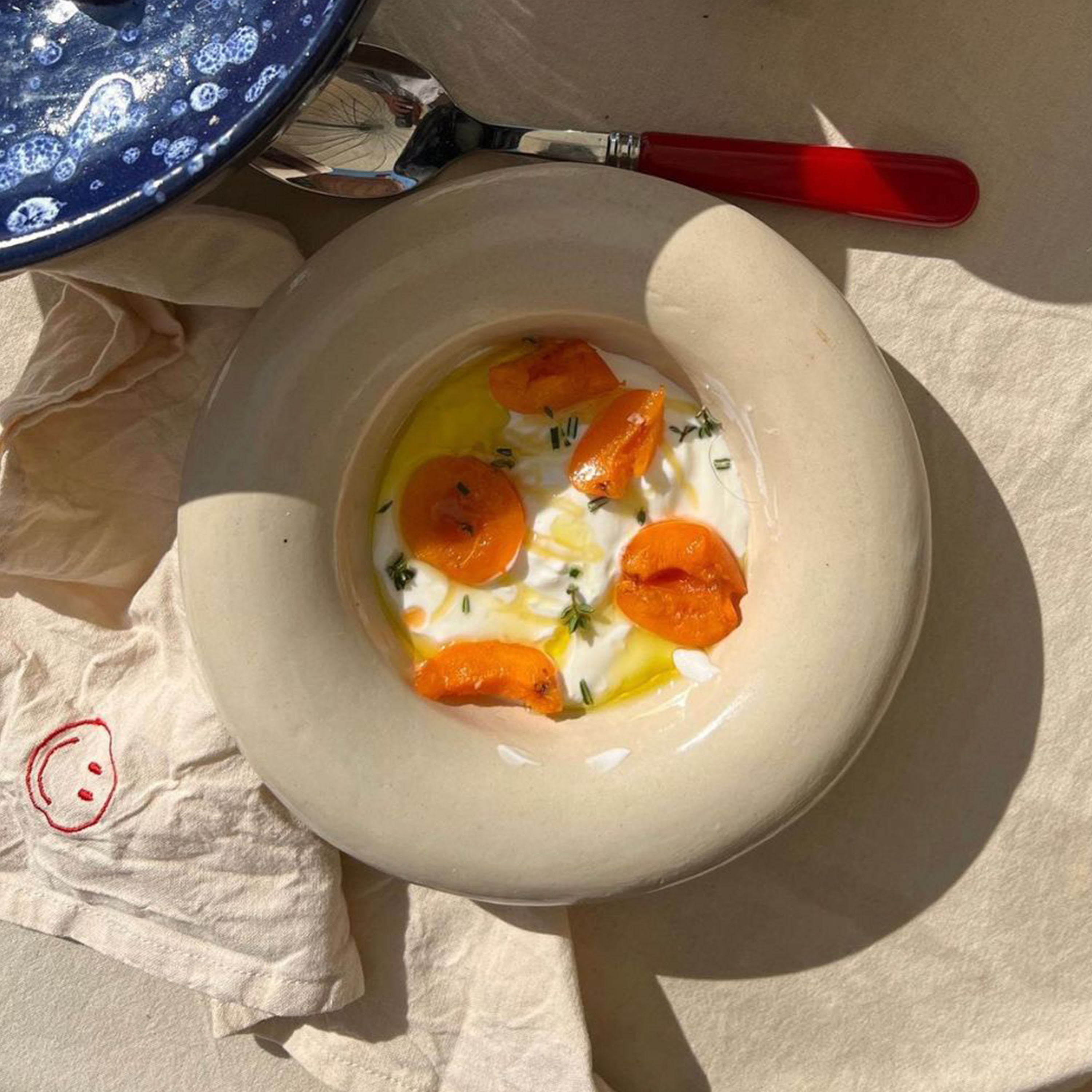 Midnatt Happy Serviett 4-pack