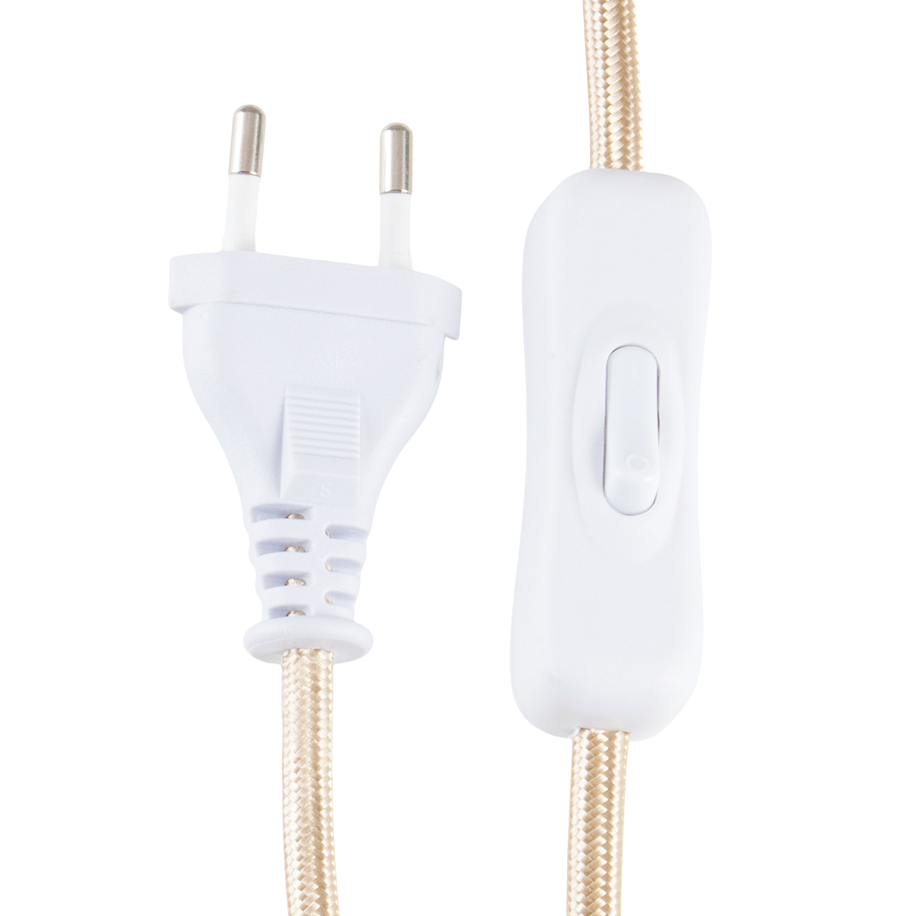 Globen Lighting Noah Bordlampe Hvit Bouclé 25cm