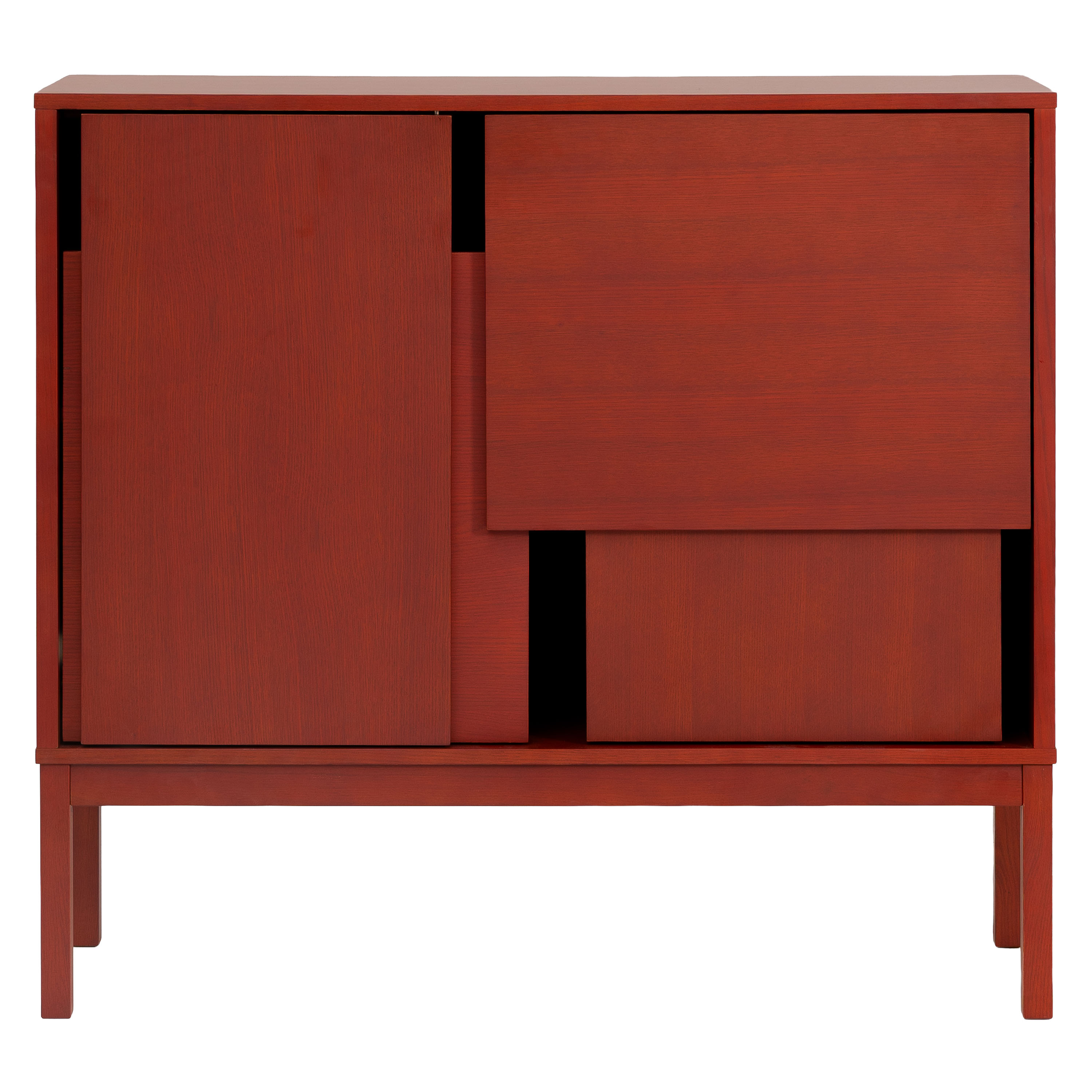 Design House Stockholm Layer Sideboard Red 110x120