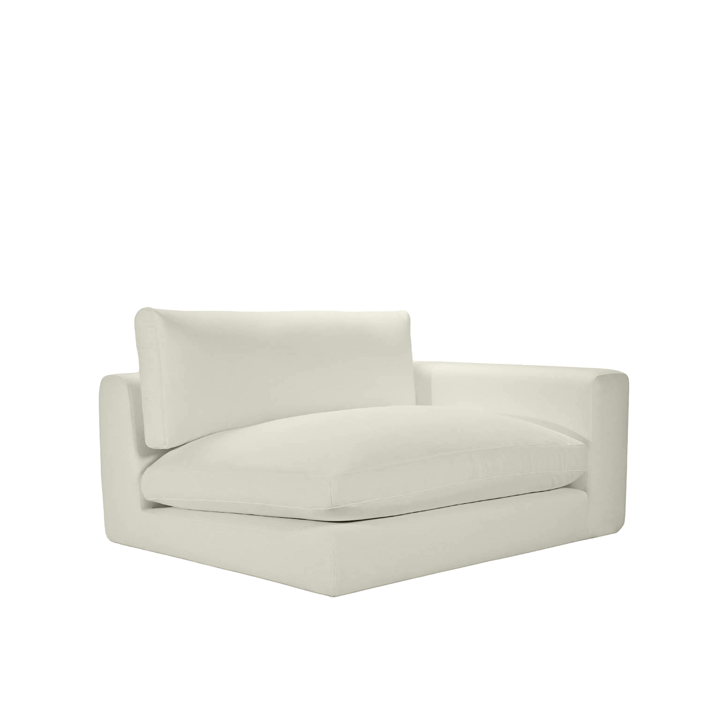 Capri 1.5-sits Soffmodul Höger Armstöd Beige 142cm