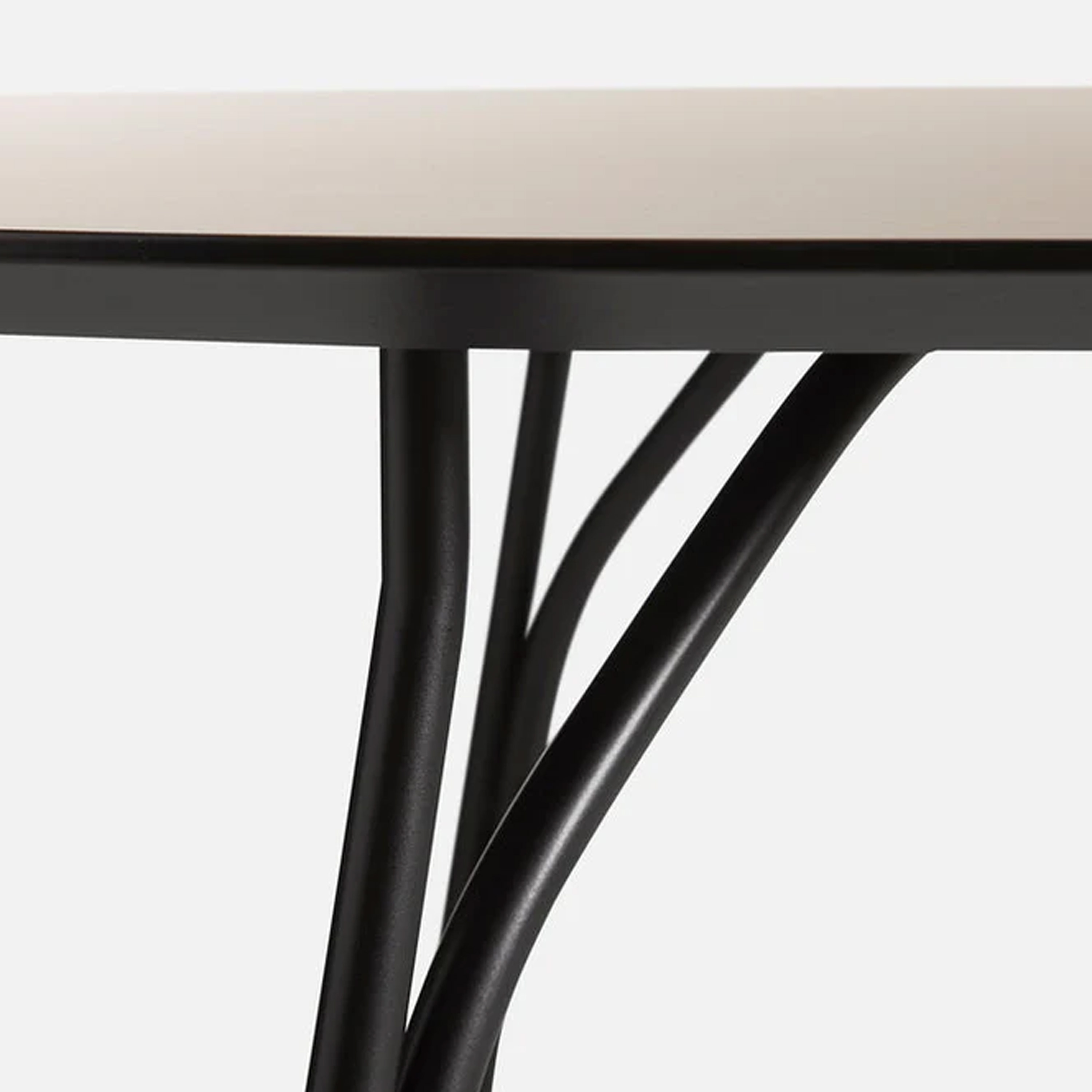 Woud Tree Matbord Beige/Svart 90cm