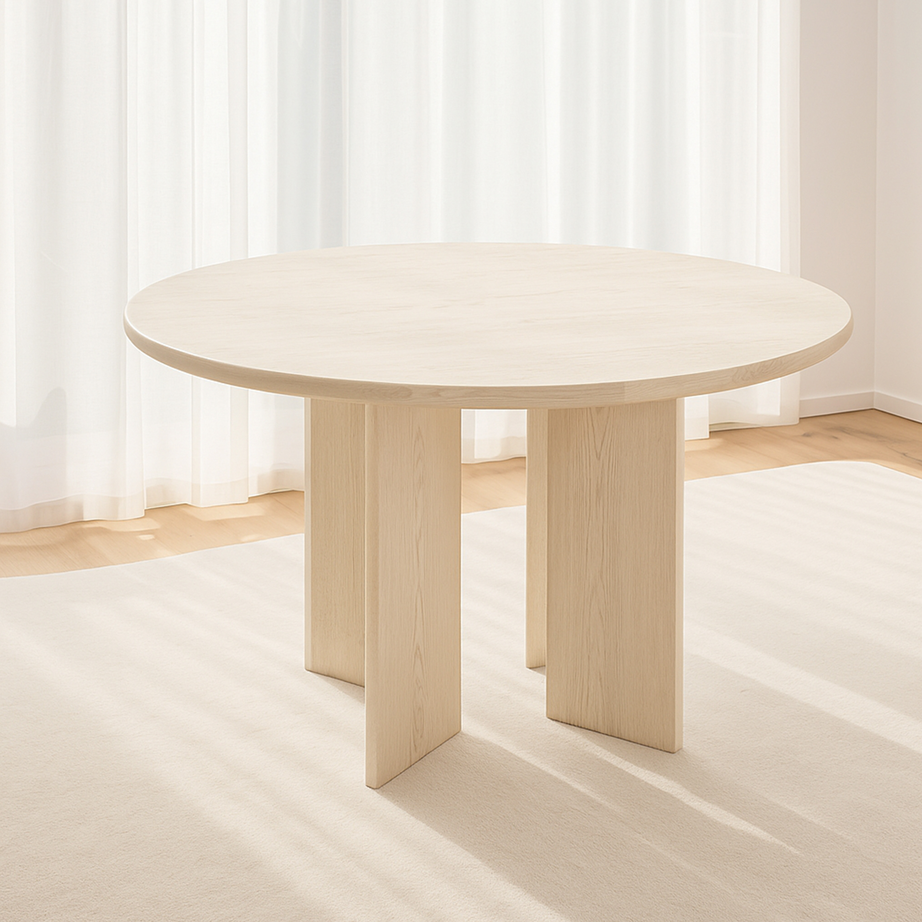 Sleepo Collection Ollie Matbord Vitoljad Ek 120cm