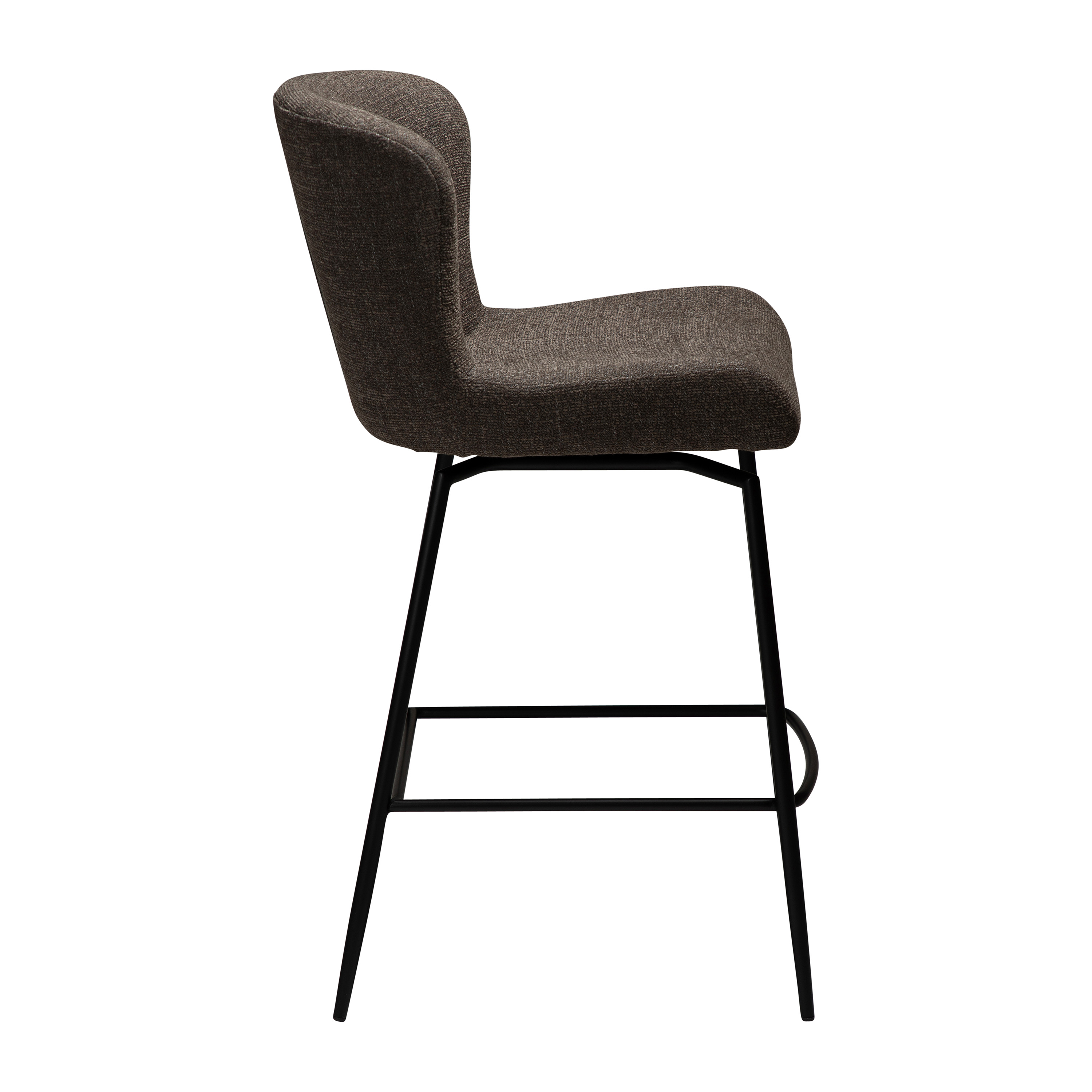 Dan Form Glam Swivel Barstol Major Brown Bouclé