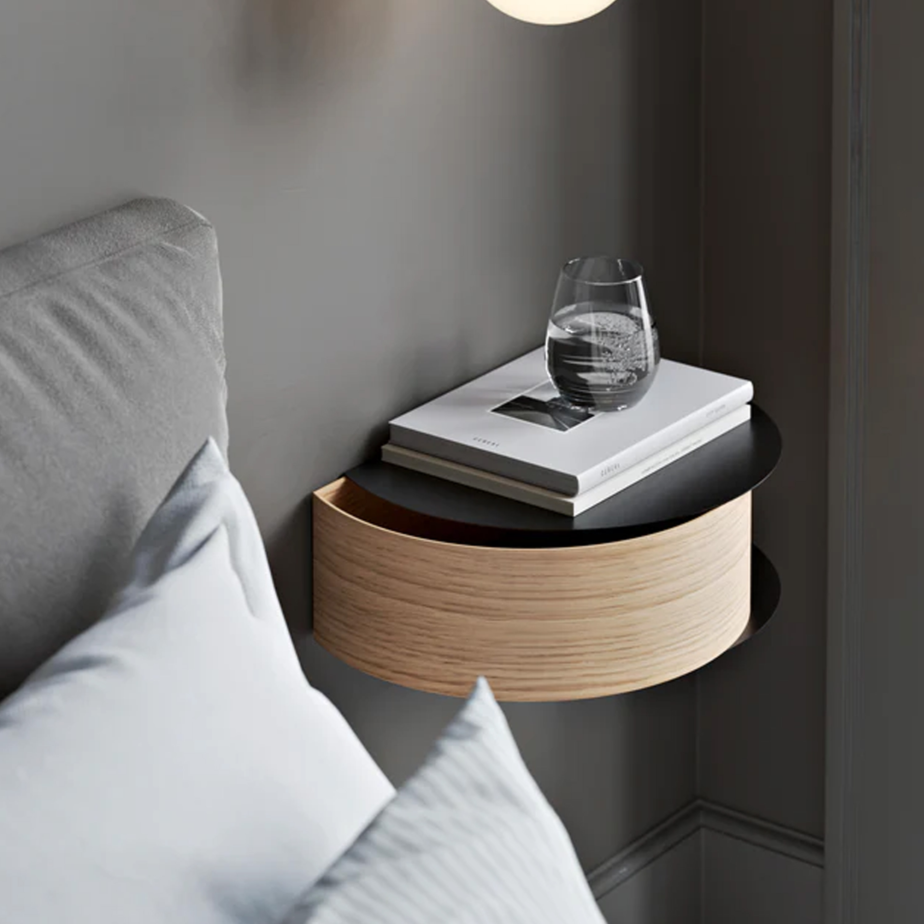 Woud Wallie Vägghängd Hylla Oak