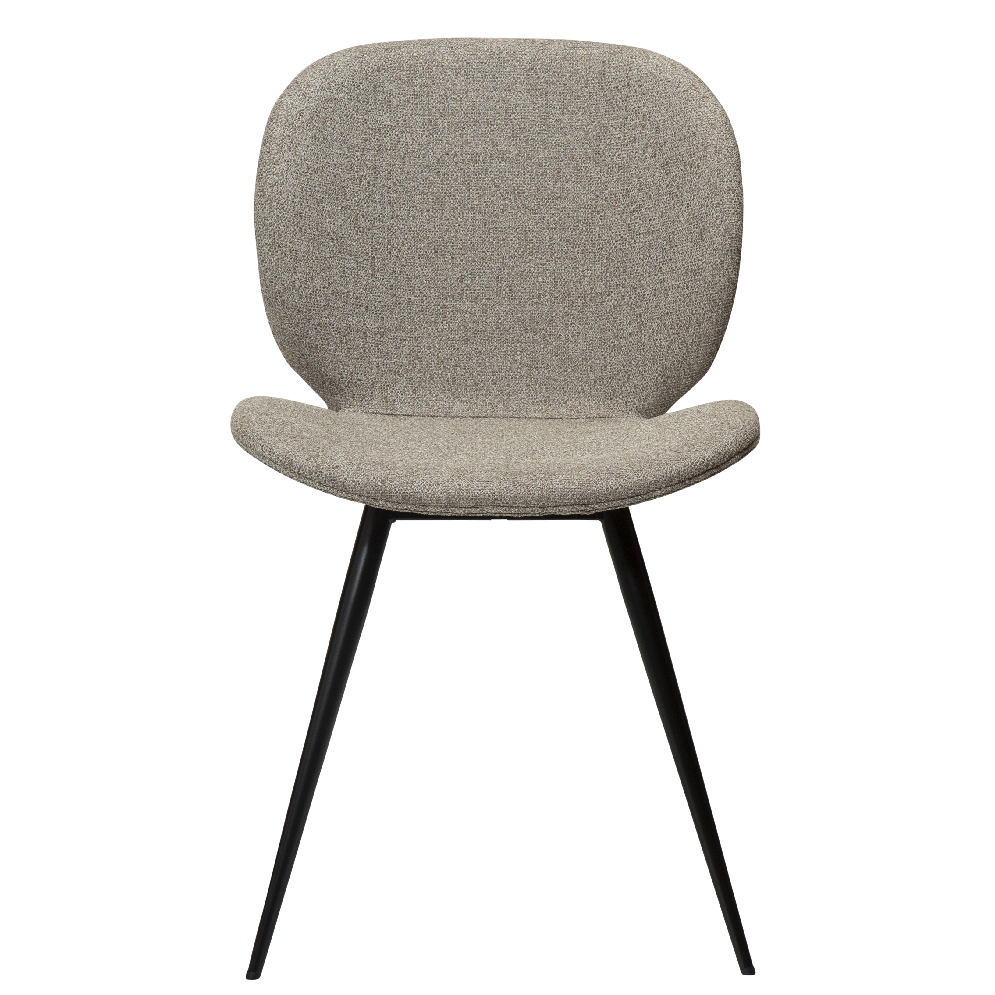 Dan Form Cloud Esszimmerstuhl Boucle Beige/Schwarz