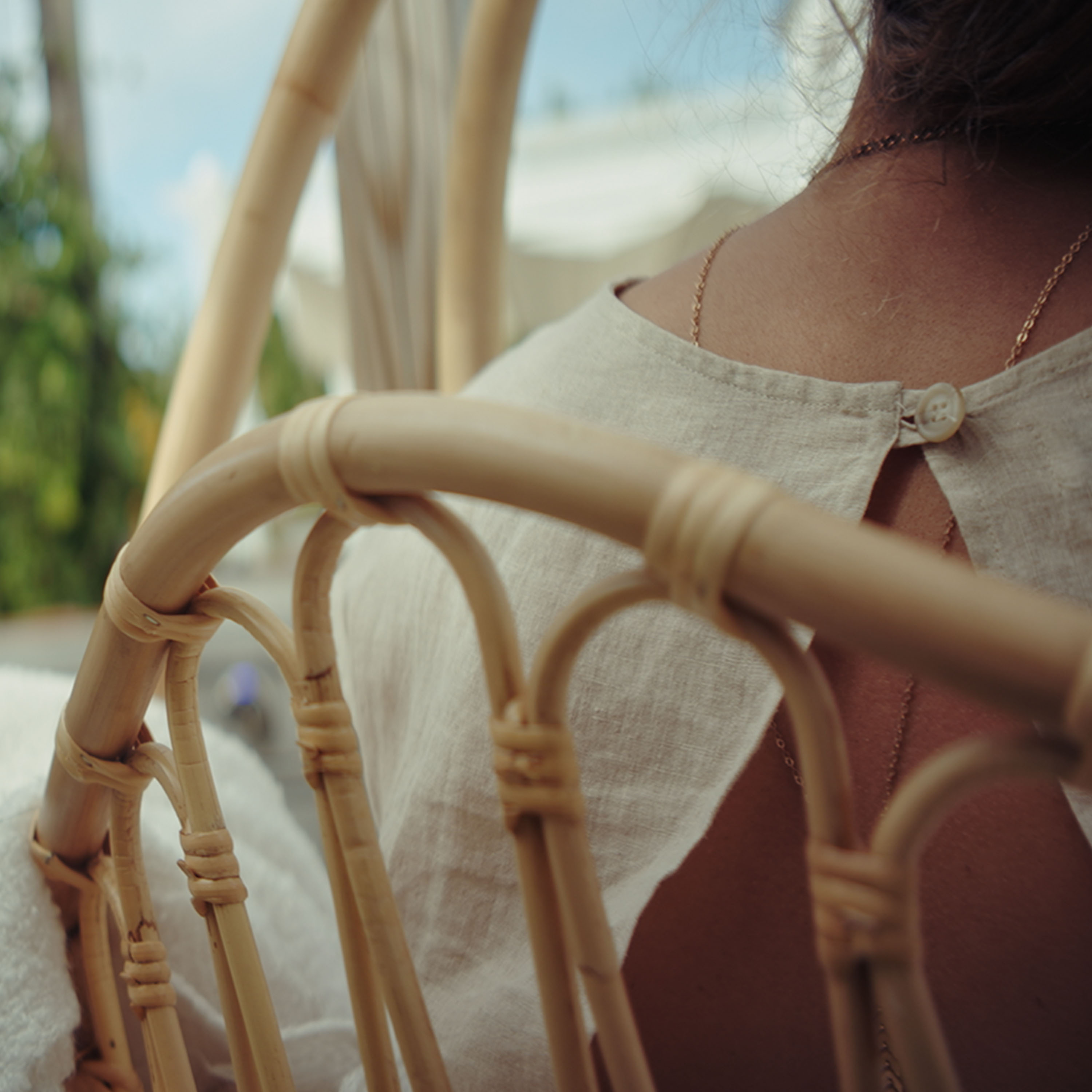 Hillerstorp Alva Hängkorg Natur 103cm