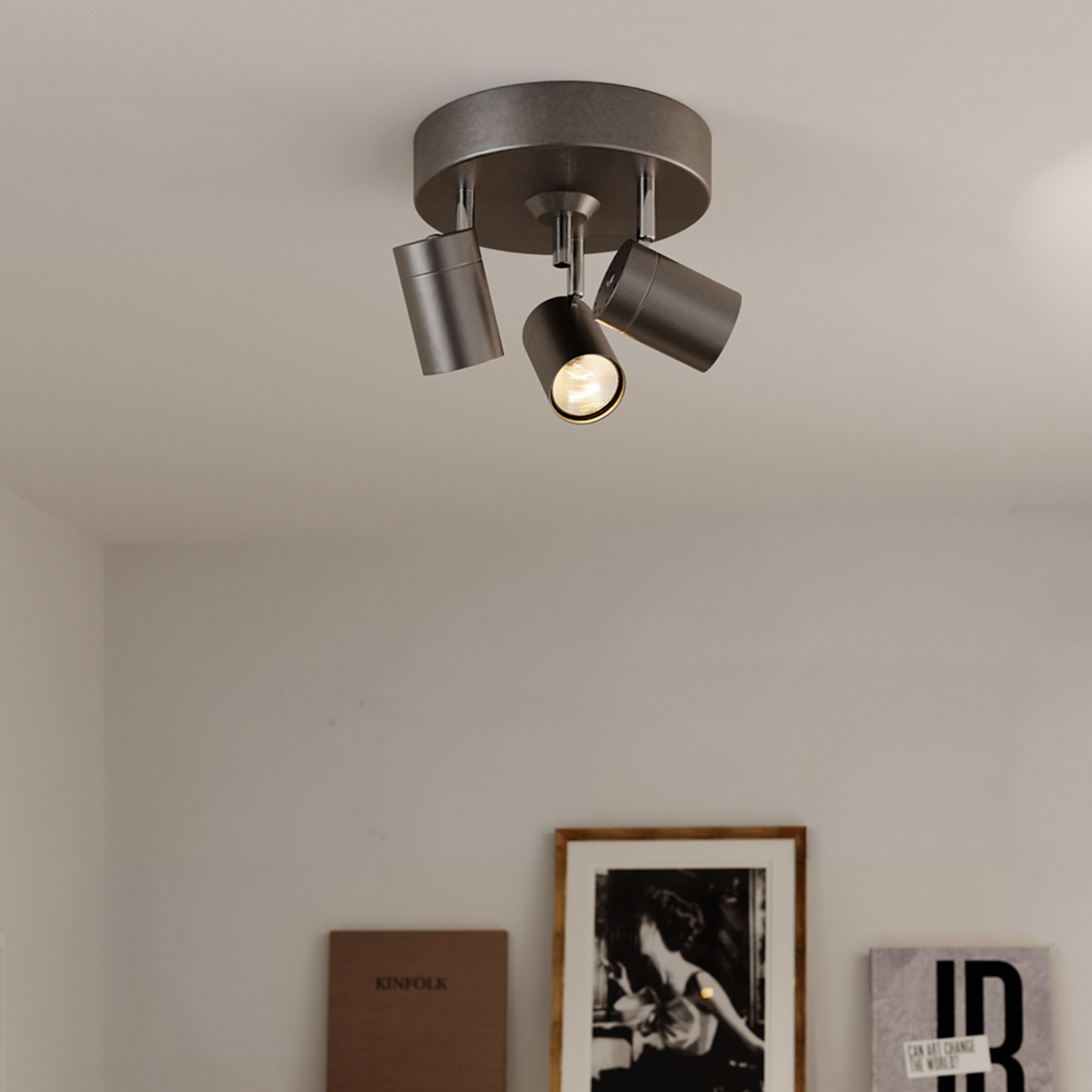 By Rydéns Correct 3 lights Spotlight Stålgrå