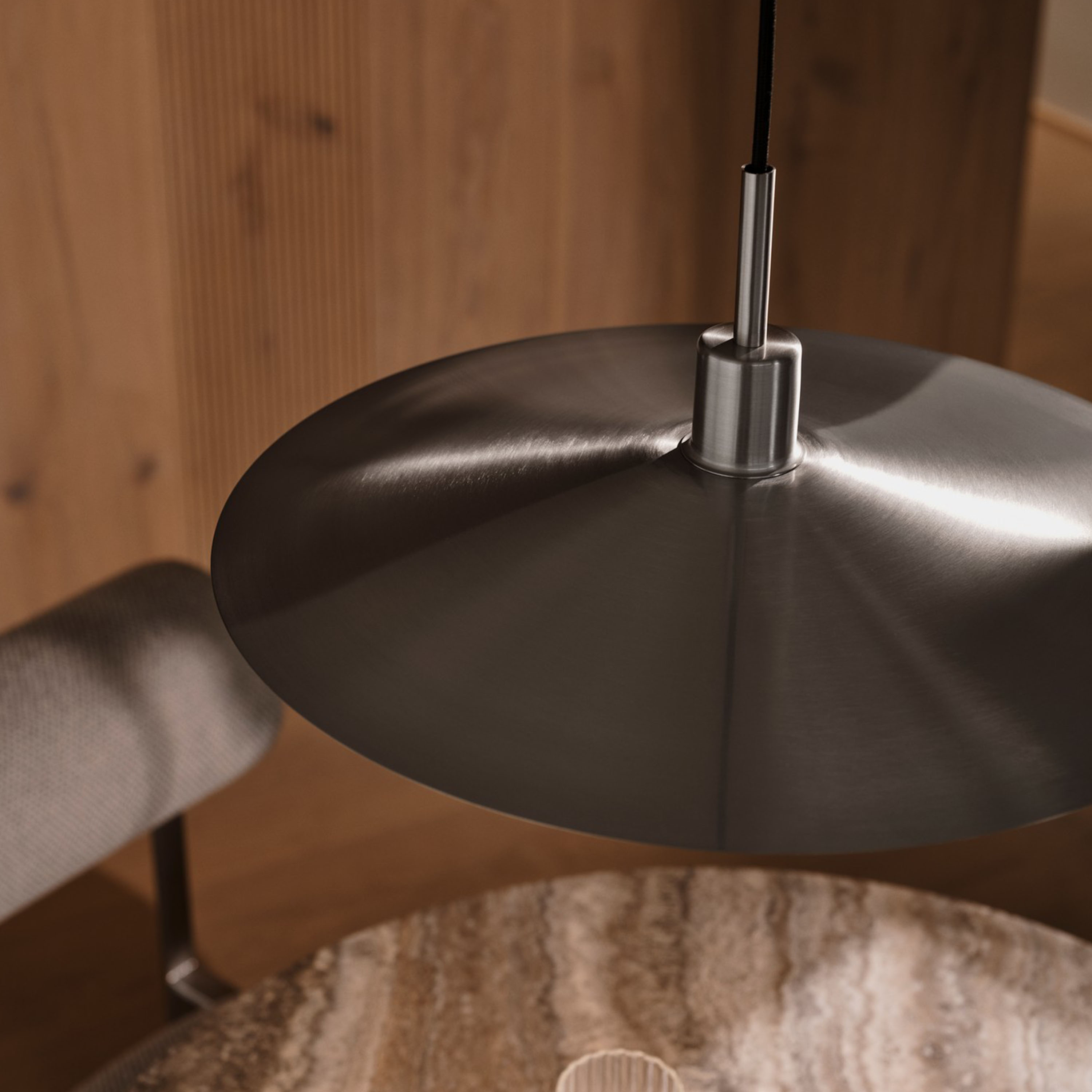 Design For The People Latika Taklampa Borstat Krom Ø45