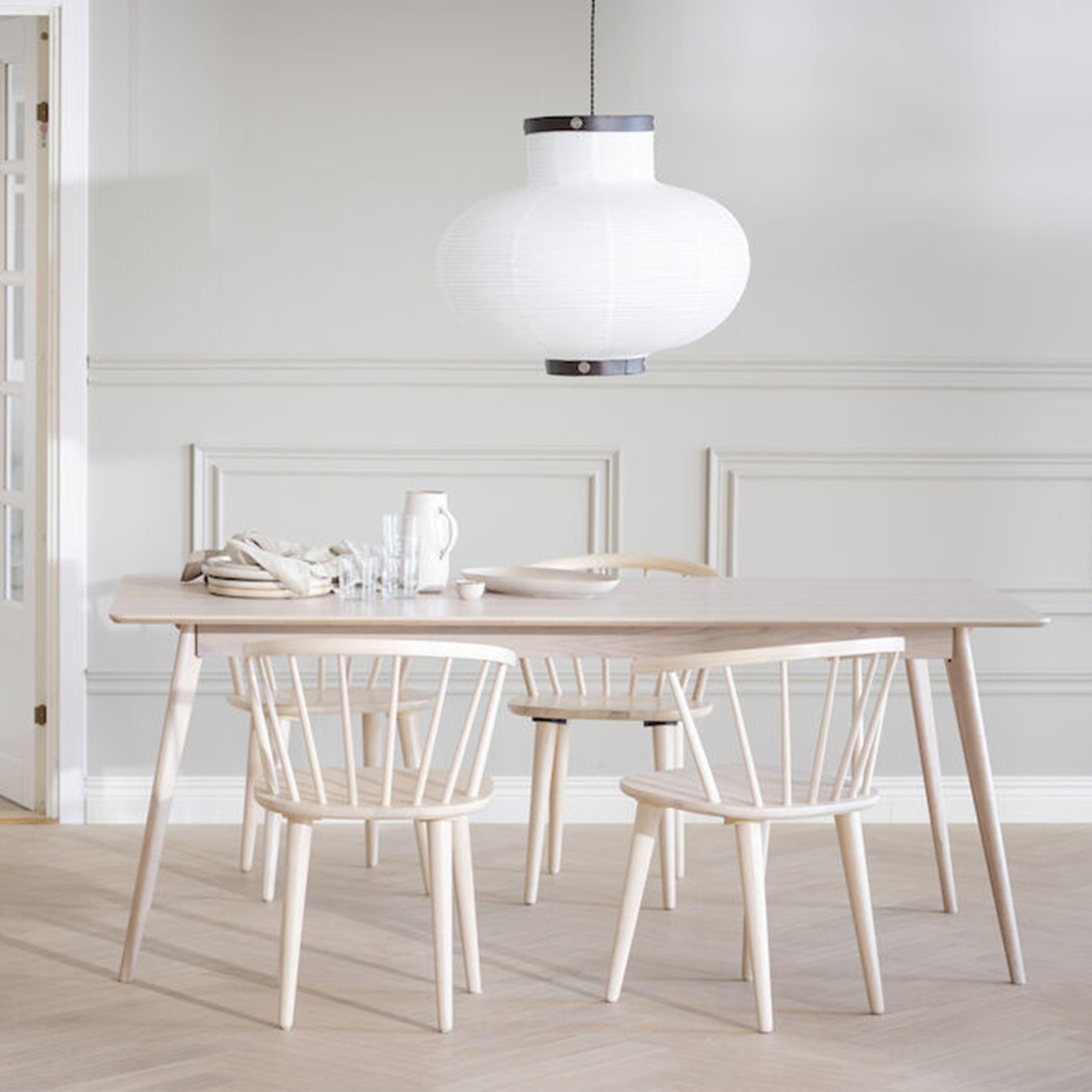 Rowico Home Yumi Esstisch Weiß pigmentiert 190cm