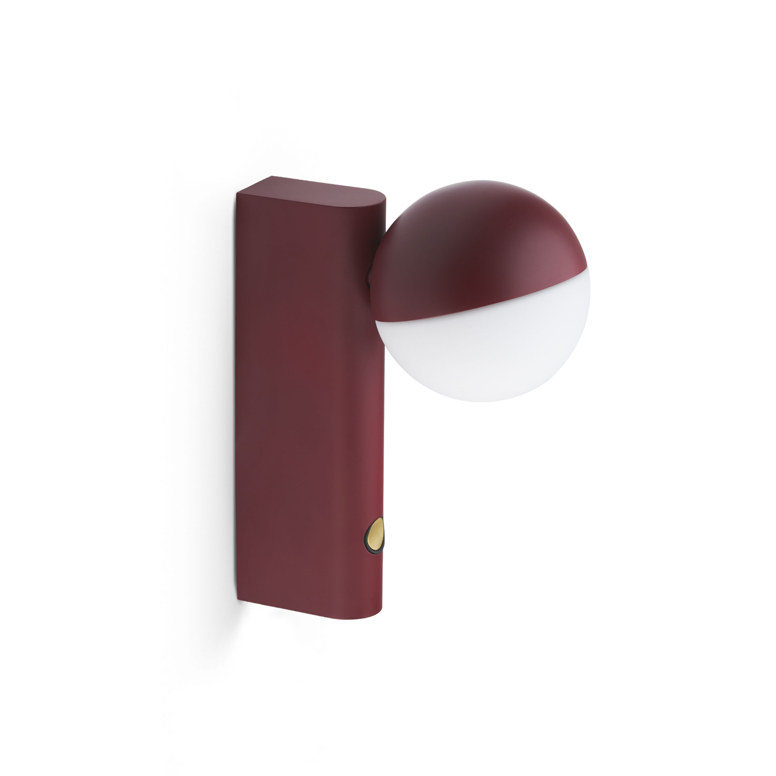 Northern - Balancer Mini Wandleuchte/Tischlampe Cherry red - Schwarz - Wandleuchten